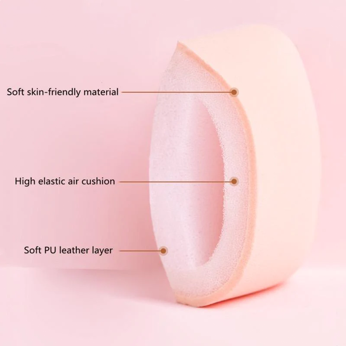 Premium Airbrush Makeup Sponge & Blending Puff - Soft & Flawless Foundation Application for Professional & Everyday Makeup - Perfect for Liquid, Cream & Powder Cosmetics