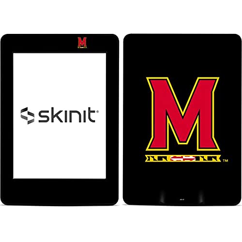 Skinit Decal Skin for Kindle Paperwhite (2013 & 2015) - Officially Licensed University of Maryland Terrapins Logo Design | Protective Cover for E-Reader | Perfect for Students, Book Lovers & College Fans