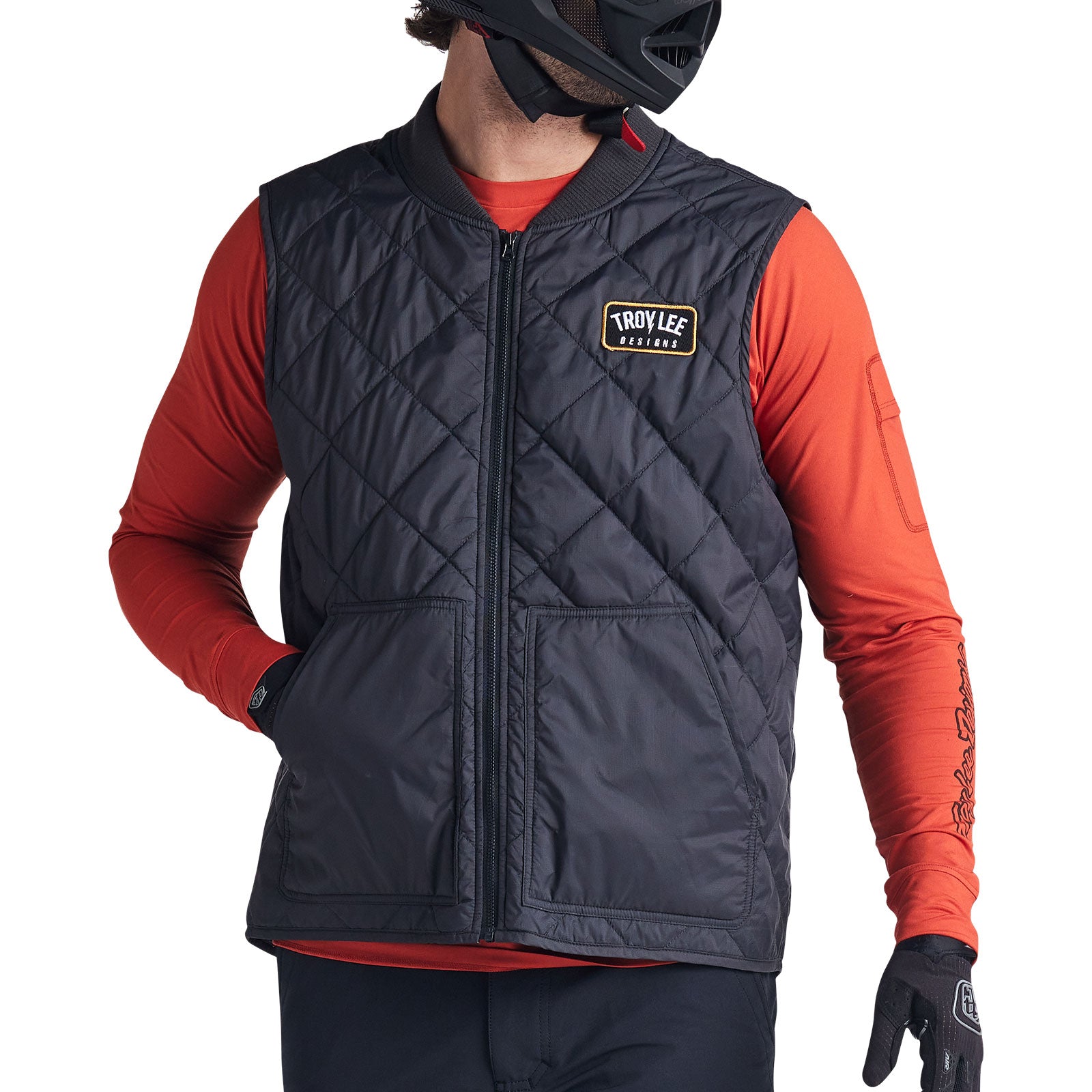Ruckus Ride Vest Mono Black - Lightweight Motorcycle Safety Vest for Men & Women - Perfect for Street Biking, Commuting & Urban Riding