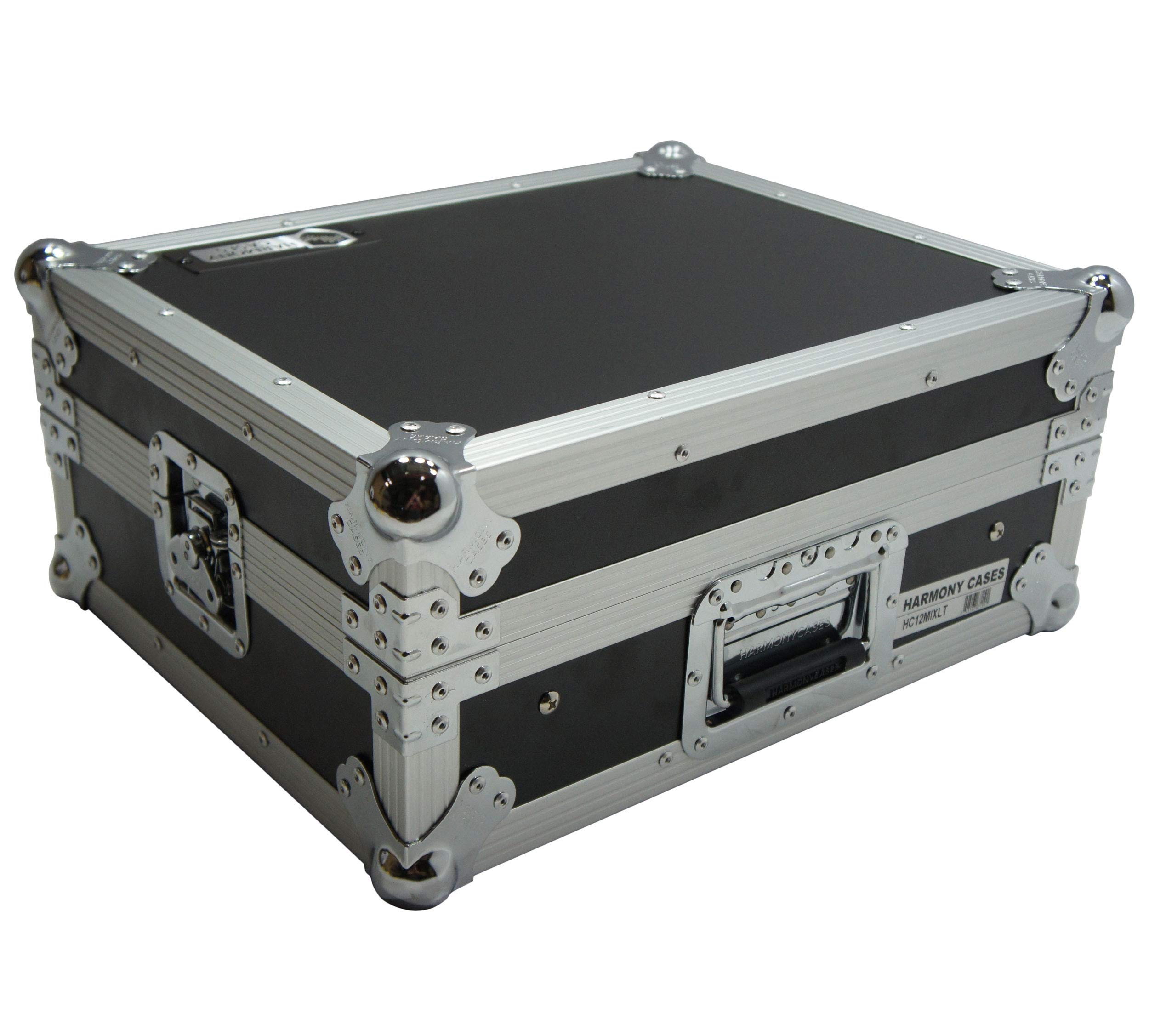 Harmony Audio HC12MIXLT DJ Laptop Flight Case - Compatible with Allen & Heath Xone:92 Mixer | Durable Protection for DJ Equipment | Perfect for Club Gigs & Mobile DJ Setup