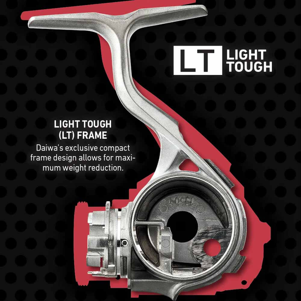 Daiwa Exceler LT Spinning Reel - Lightweight Fishing Reel for Freshwater & Saltwater - Perfect for Bass, Trout, and Inshore Fishing