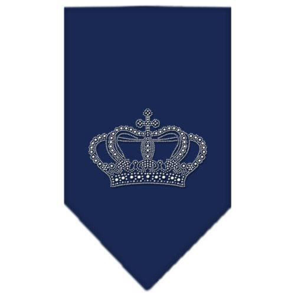 Sparkling Rhinestone Crown Dog Bandana for Small Dogs - Elegant Pet Accessory for Parties, Holidays & Special Occasions
