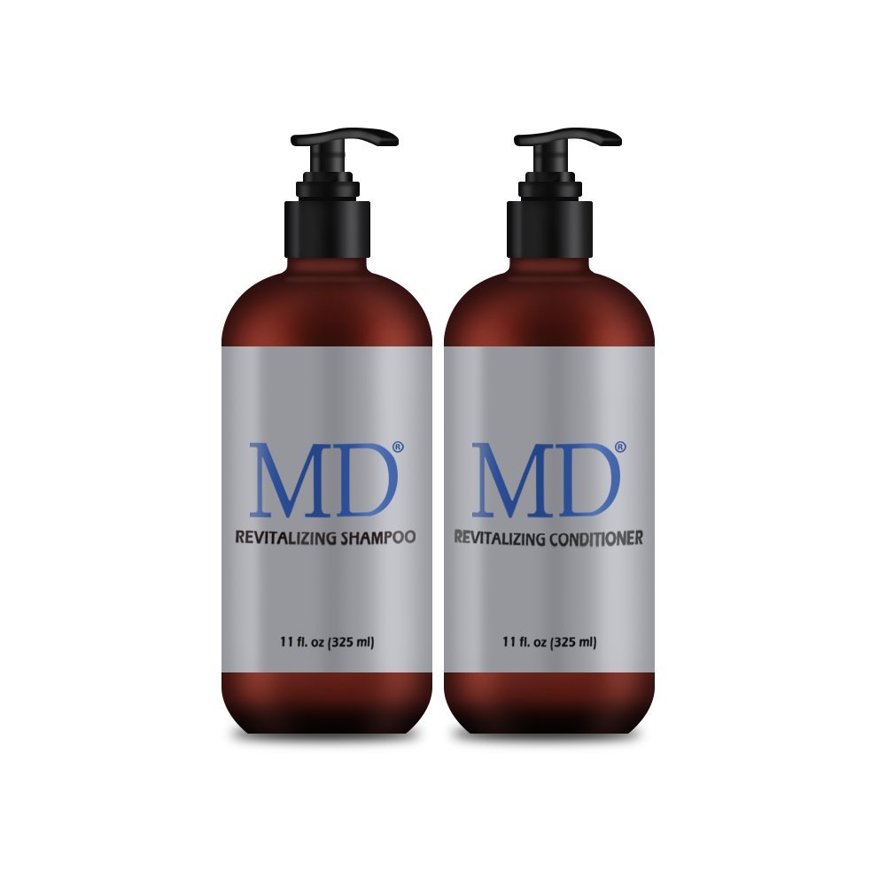 Revitalizing Shampoo & Conditioner Set for Damaged Hair - 2 x 325ml Moisturizing Bundle with Aloe Vera, Sacha Inchi & Peptides - Hydrating Hair Growth Treatment for Dry, Frizzy Hair - Perfect for Daily Hair Care & Salon-Quality Results at Home