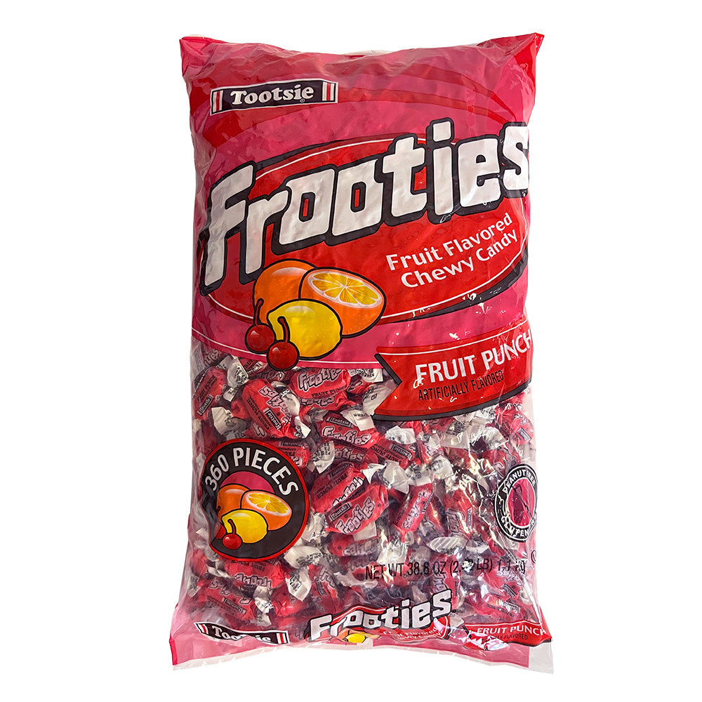 Fruit Punch Flavored Chewy Candy - Frooties Bulk Pack 360ct | Perfect for Parties, Halloween Treats & Office Snacks