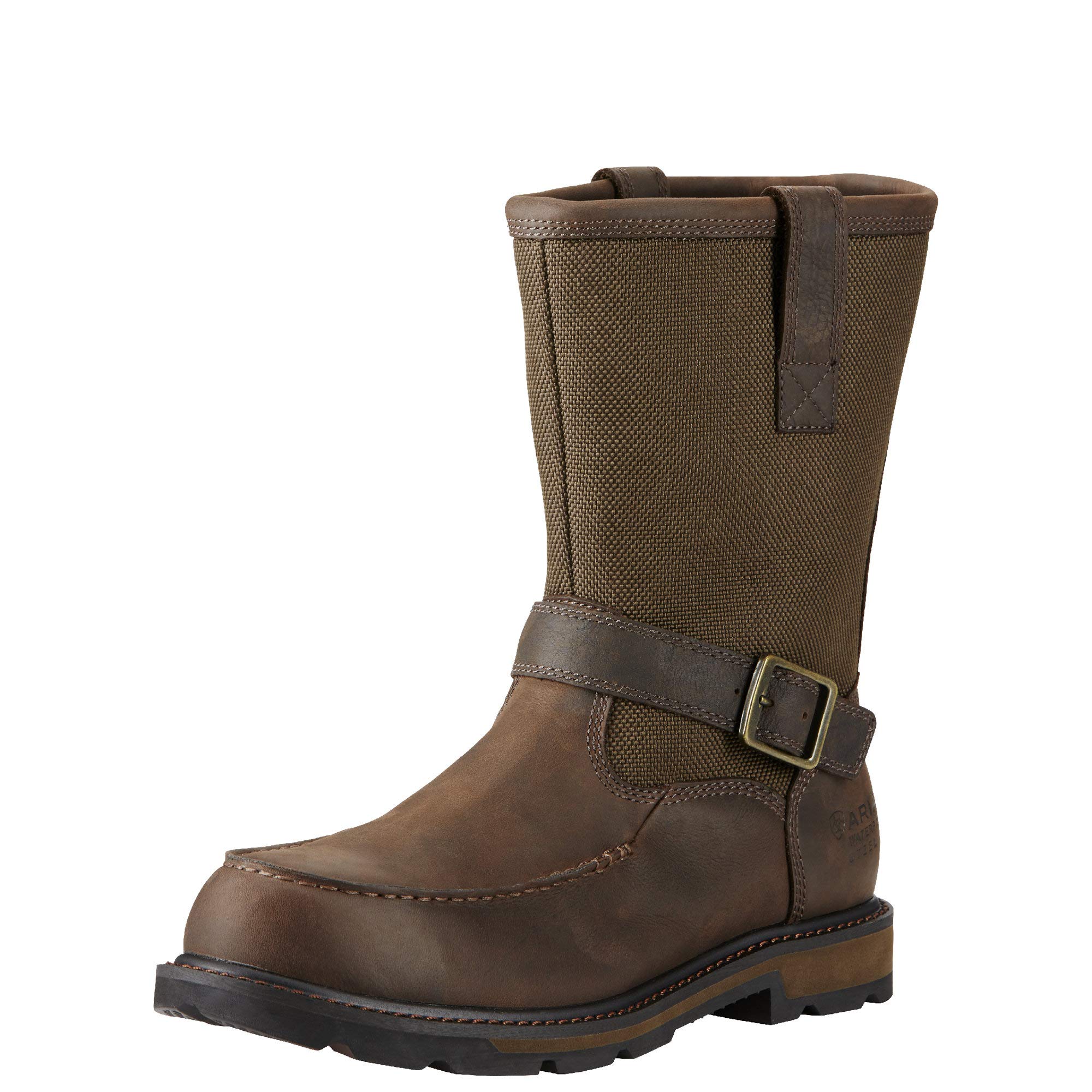 Ariat Men's Groundbreaker H2O Work Boots - Waterproof & Durable Safety Shoes for Construction, Farming & Outdoor Work | Comfortable Slip-Resistant Workwear for Men
