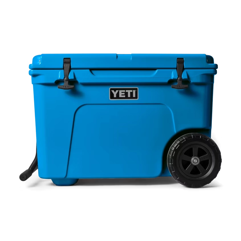Tundra Haul Wheeled Cooler - Heavy Duty Rolling Cooler for Camping, Beach, Picnics & Outdoor Adventures - 50 Quart Insulated Cooler with Wheels for Easy Transport