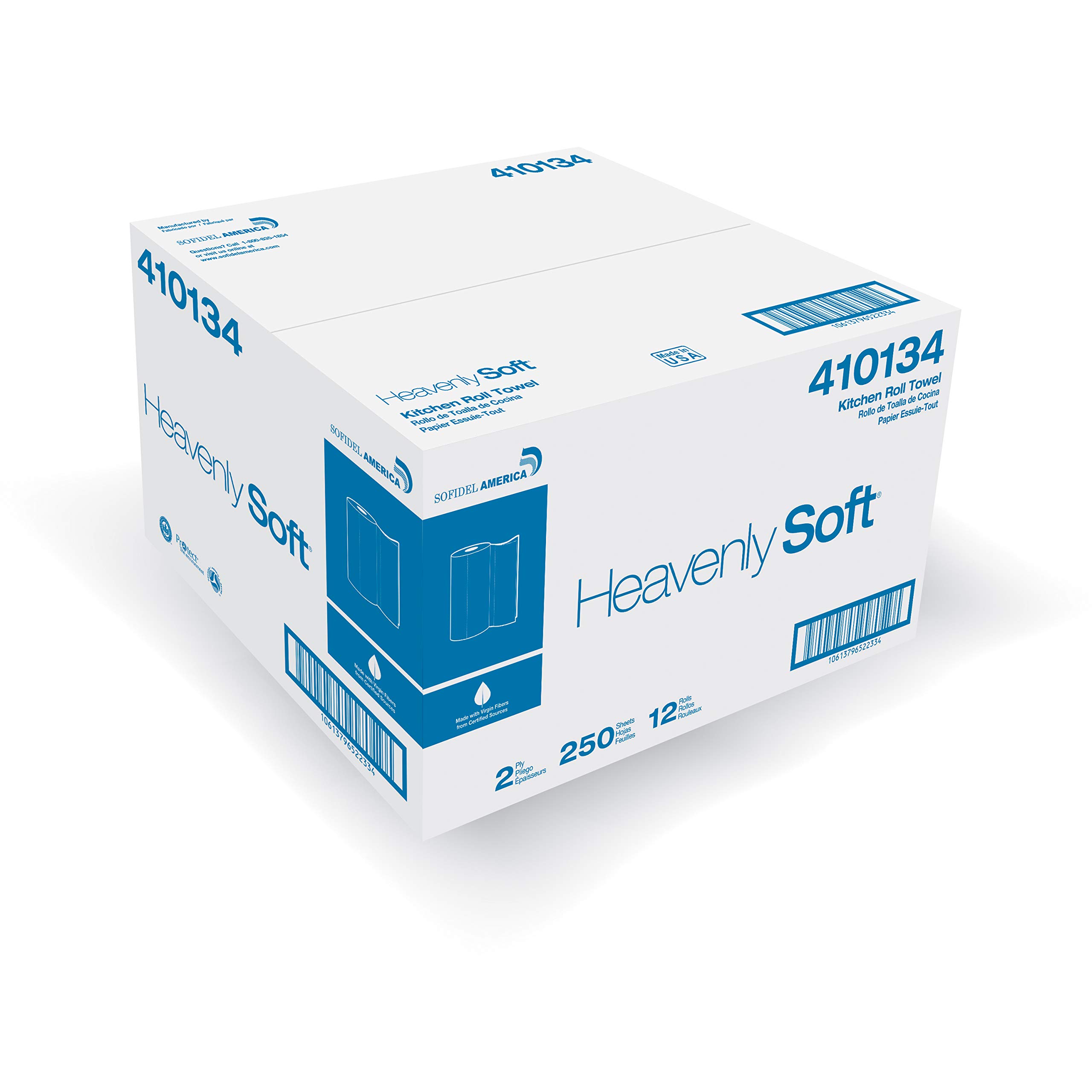 Premium Kitchen Roll Towels - Strong & Absorbent Paper Towels for Cleaning, Spills & Messes - Ideal for Home, Restaurant & Office Use