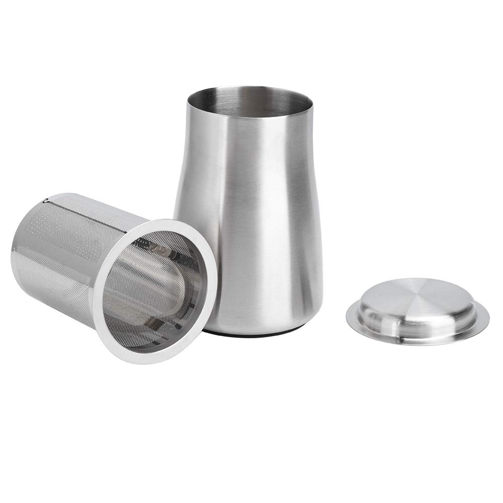 Premium 304 Stainless Steel Coffee Powder Sifter - Fine Mesh Dredge Sieve Filter for Espresso, French Press & Cold Brew Accessories (Silver) - Perfect for Home Baristas & Coffee Shops