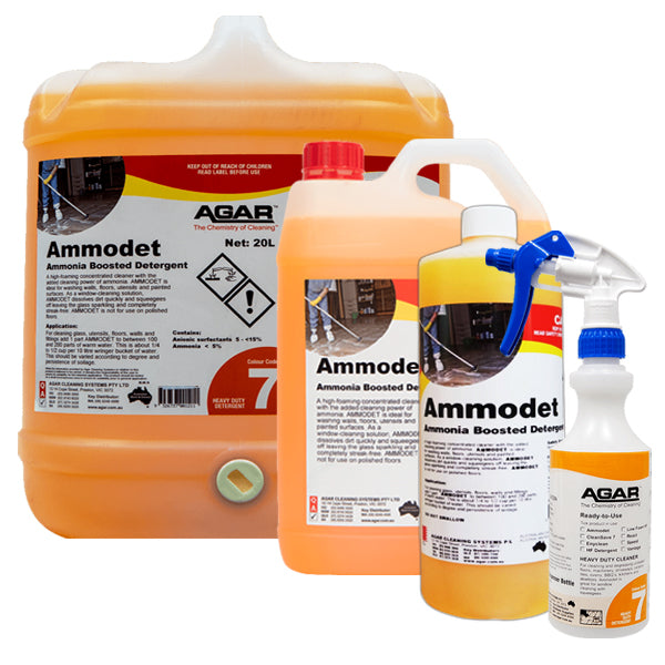 Ammonia Boosted Detergent - Powerful Laundry Cleaner for Tough Stains | Ideal for Household & Commercial Use