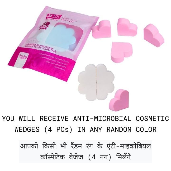 PAARTHO Flower Wedge Beauty Blending Makeup Sponge - Soft Late-Free Cosmetic Sponge for Flawless Foundation & Concealer Application - Perfect for Everyday Makeup, Contouring & Professional Use
