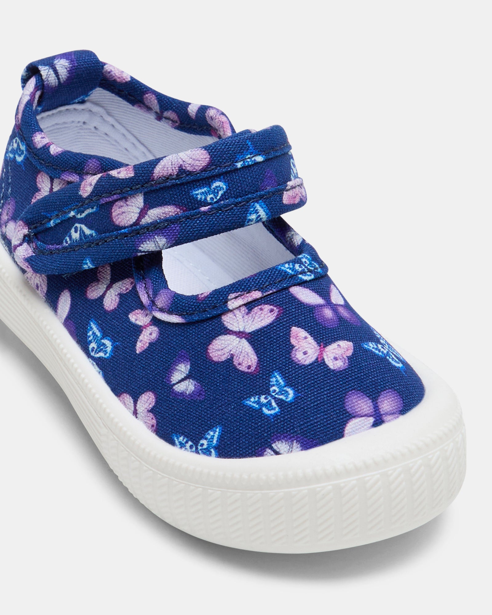 Classic MJ Butterfly Print T-Shirt - Navy & Lilac Color - Casual Wear, Street Style, and Everyday Fashion