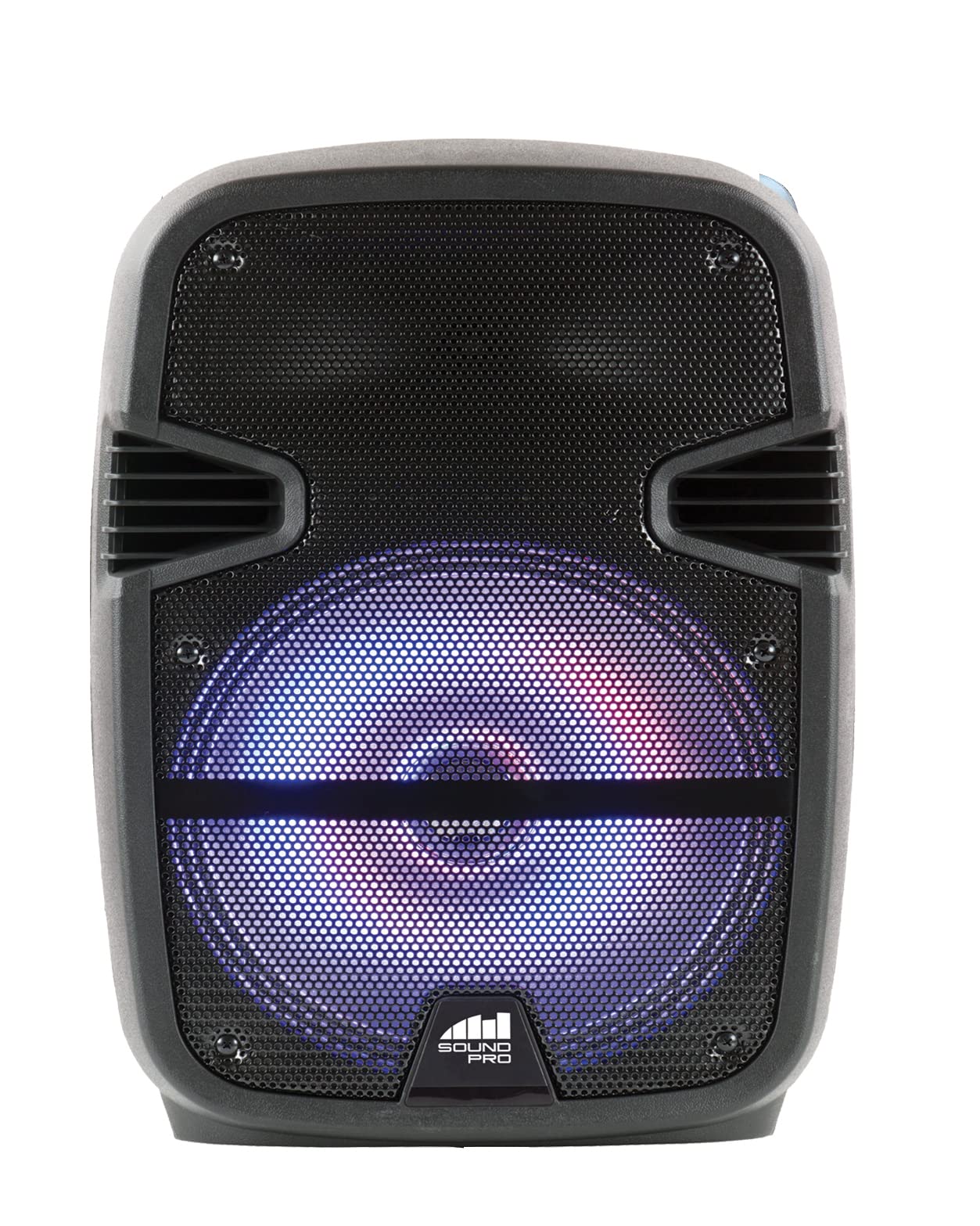 Naxa Electronics NDS-1218D 12-inch Dual Bluetooth True Wireless Sync Party Speakers with Disco Lights - Perfect for DJ Parties, Outdoor Events & Home Entertainment (Black)