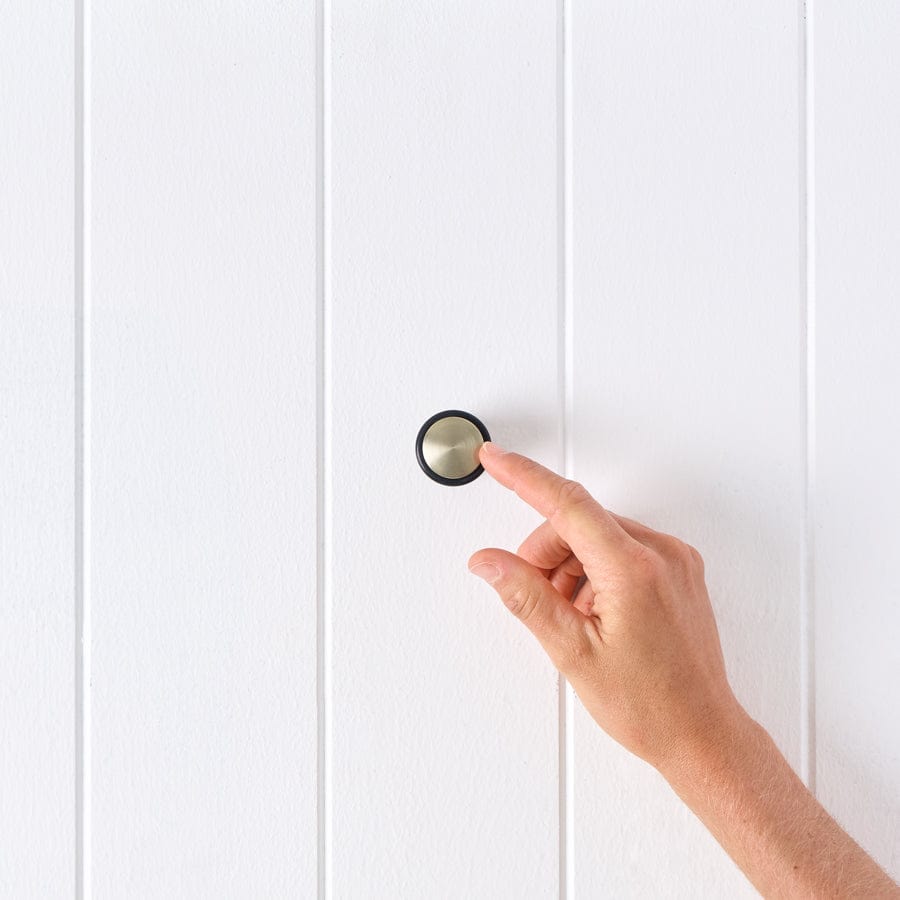 Brushed Nickel Door Stopper - Heavy Duty Door Wedge for Home & Office - Perfect for Bedroom, Bathroom, and Interior Doors