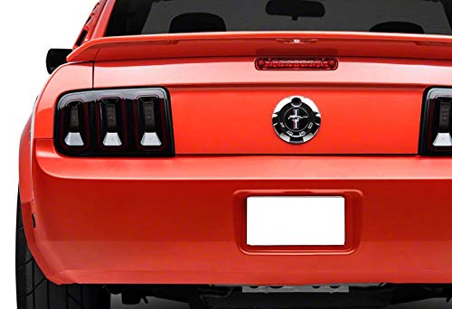 2005-2009 Ford Mustang LED 3rd Brake Light - Chrome/Red Lens LED Stop Strip Fog Lamp Set | Replacement & Upgrade | Perfect for Night Driving & Enhanced Safety