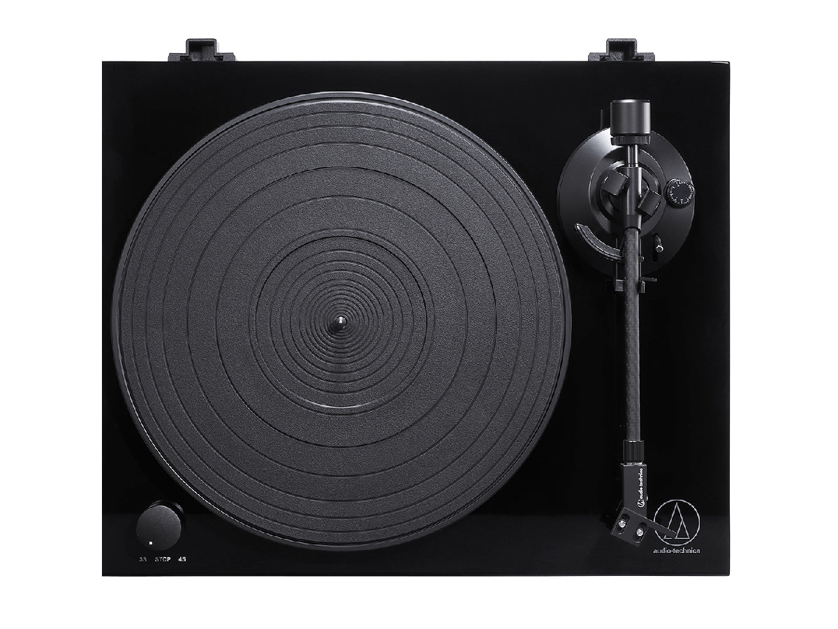 Audio Technica AT LPW50PB Turntable - Belt-Drive Vinyl Record Player with Built-in Phono Preamp, Hi-Fi Sound for Home & Studio Use - Perfect for Music Lovers & Audiophiles