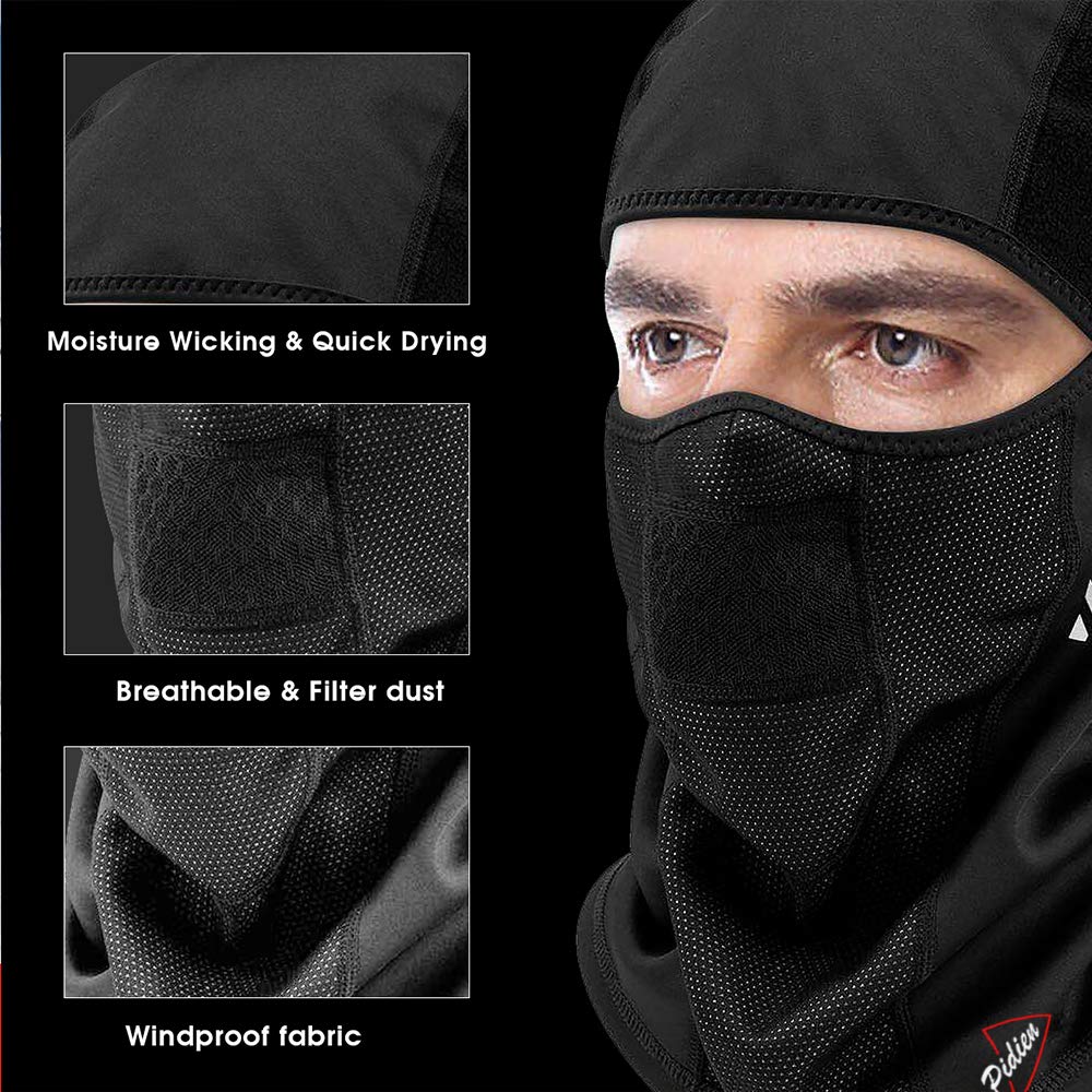Men's & Women's Ski Mask Balaclava - Cold Weather Windproof Face Cover for Cycling, Motorcycle & Outdoor Activities - Perfect for Winter Sports, Snowboarding & Hiking