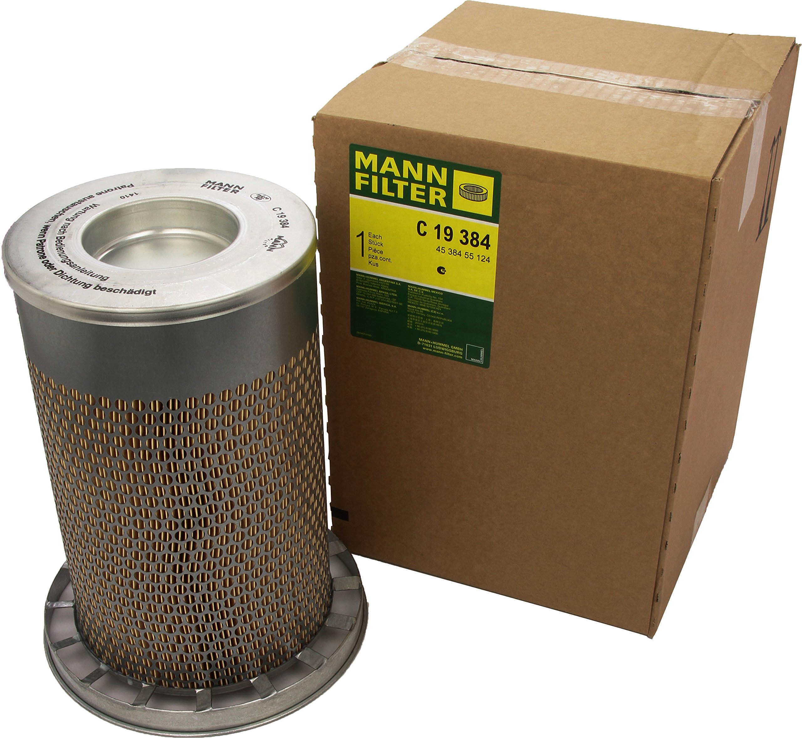 Mann Filter C 19 384 Air Filter Replacement for Cars & Trucks | High-Performance Engine Protection | Perfect for Daily Commuting & Off-Road Adventures