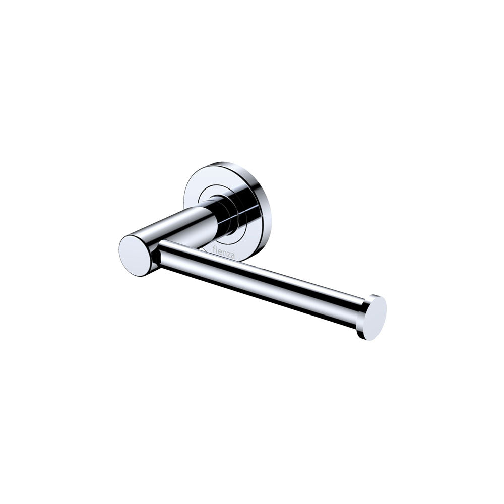 Fienza Kaya Roll Holder 82803 - Chrome Finish Bathroom Tissue Paper Dispenser for Home, Office & Restrooms | Durable & Stylish Bath Accessory
