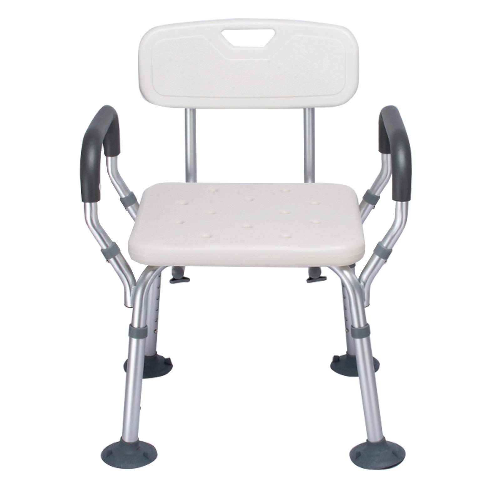 LQPHE Adjustable Shower Chair for Elderly - Non-Slip Bathtub Bench with 150KG Capacity, Lightweight Compact Bath Stool for Safe Bathing | Ideal for Seniors, Disabled & Post-Surgery Recovery