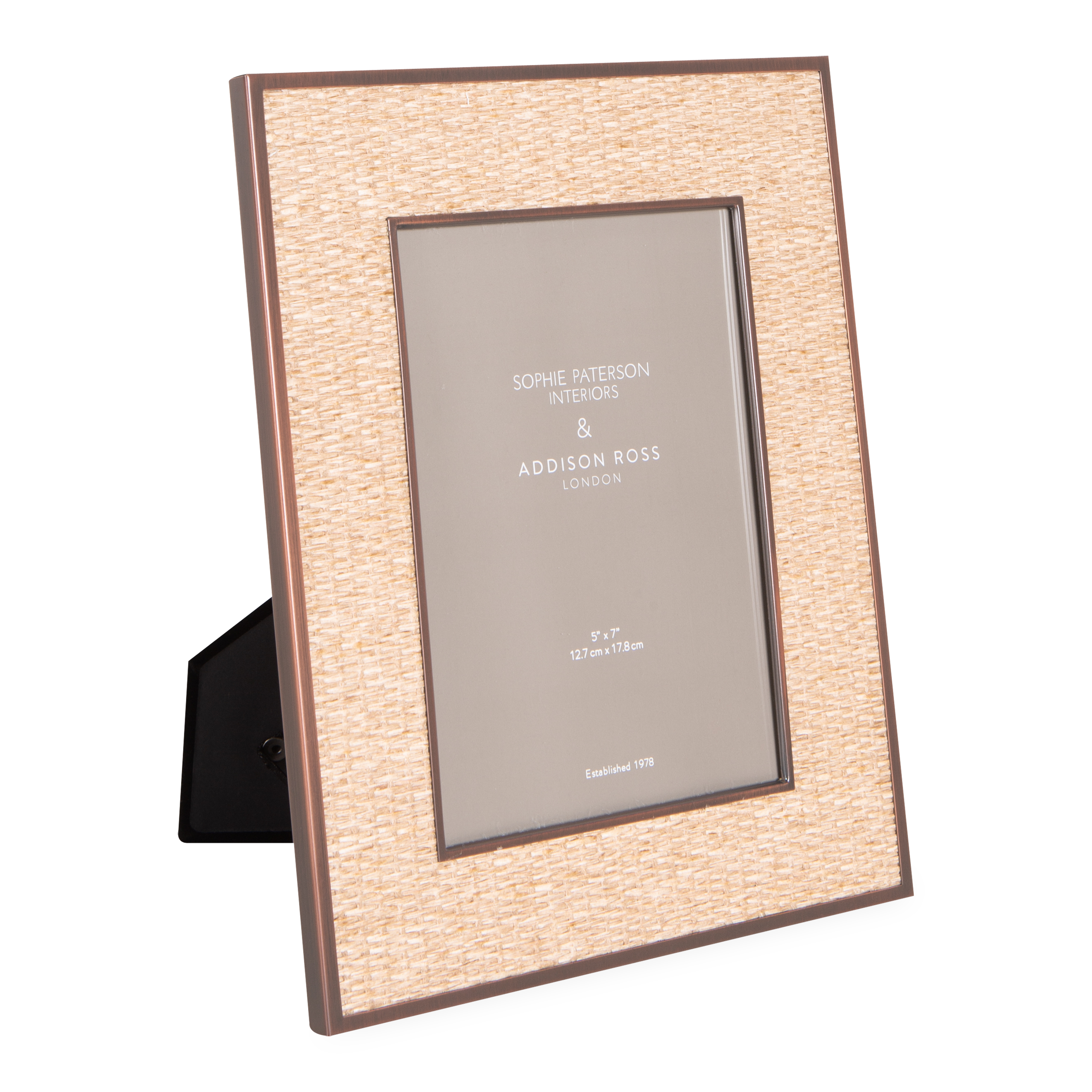 Natural Rattan Picture Frame - Handwoven Wheat Design for Wall Decor, Home & Office Art Display