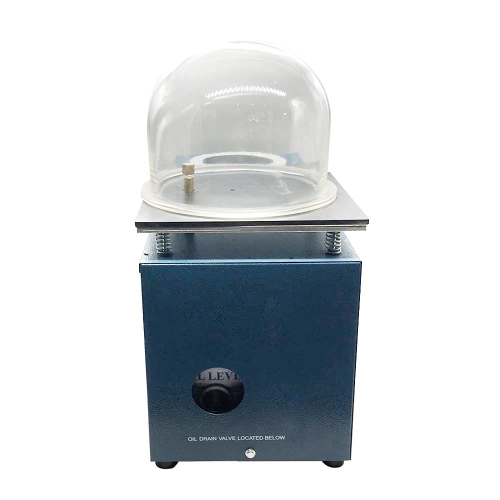 2L 3 CFM Jewelry Lost Wax Casting Vacuum Investing Machine - Professional Gold & Silver Casting Equipment for Jewelry Making, Dental Labs & DIY Crafting