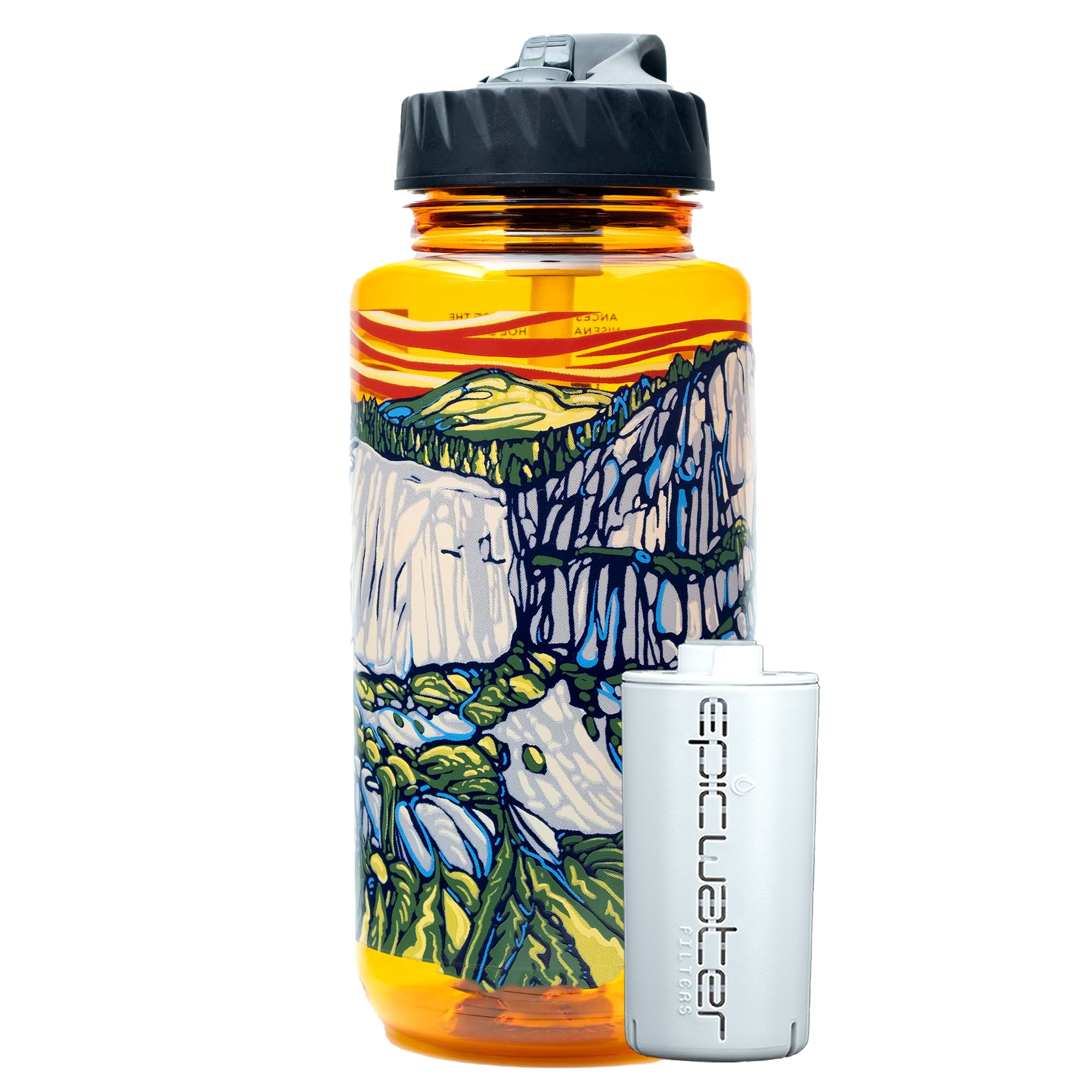 Nalgene OG Access Fund Water Bottle - 32oz & 48oz BPA-Free Tritan Wide Mouth Bottle for Hiking, Camping & Outdoor Adventures