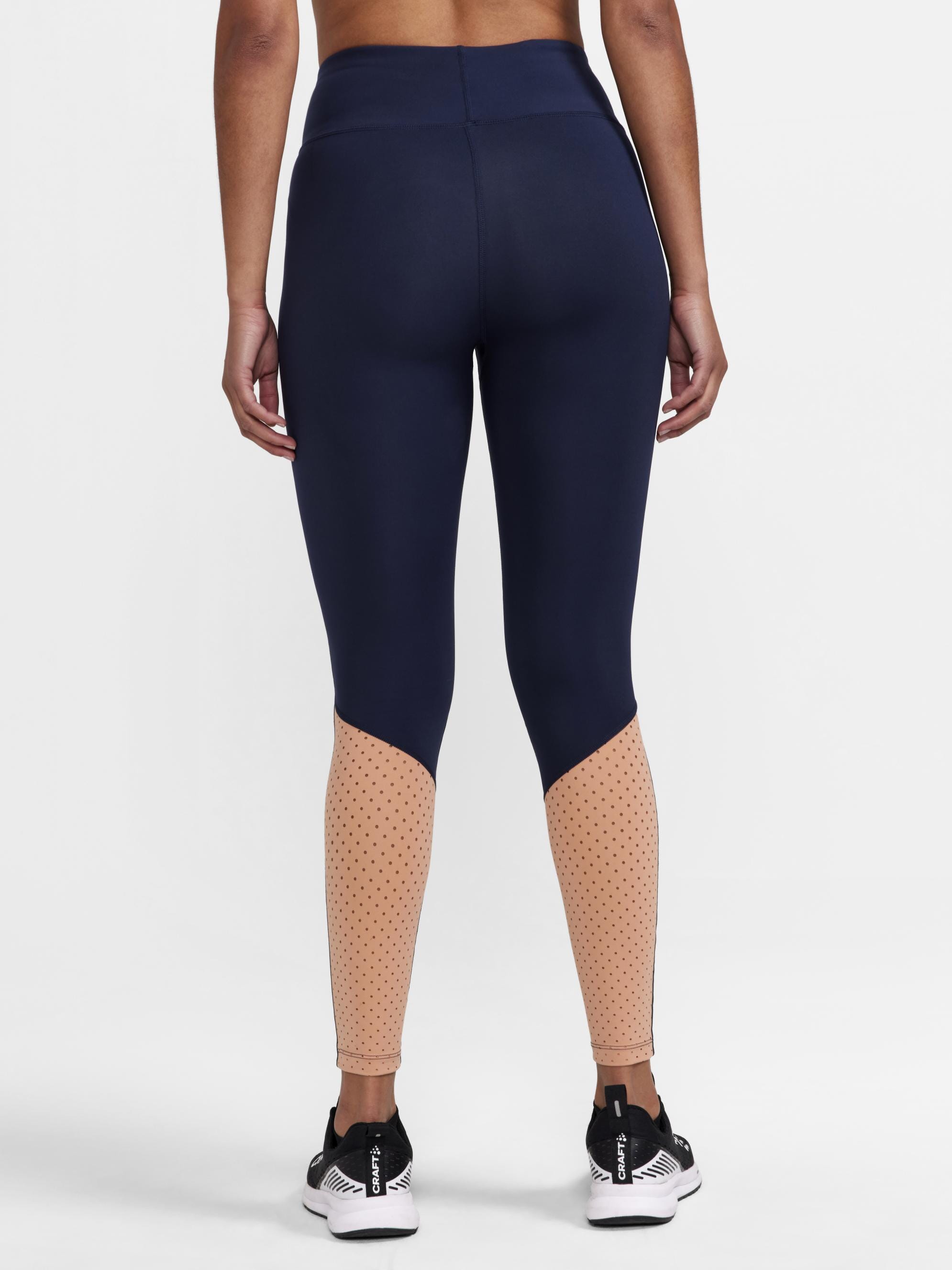 Women's Advanced Charge Perforated Tights - High-Performance Workout Leggings for Running, Yoga & Gym