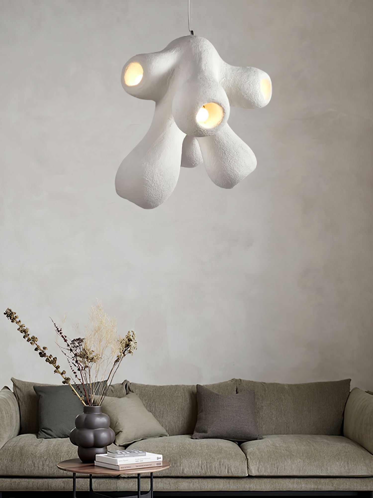 Fertility Pendant Lamp - Modern Boho Hanging Light for Bedroom, Nursery & Meditation Space | Fertility Symbol Home Decor for Positive Energy & Spiritual Healing