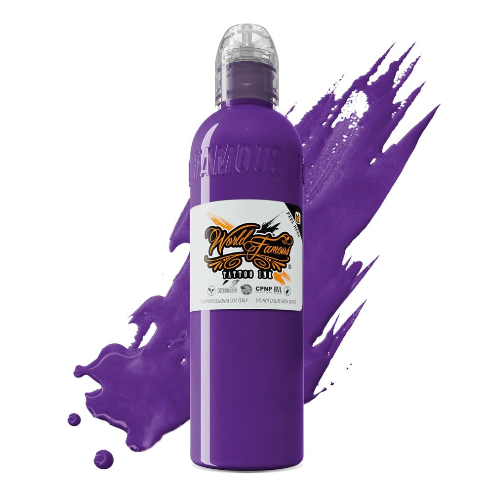 Premium Hori Hui Taiwanese Ink - Deep Amethyst for Calligraphy, Art & Tattoo Supplies - Perfect for Brush Lettering, Sumi-e Painting & Professional Tattoo Artists