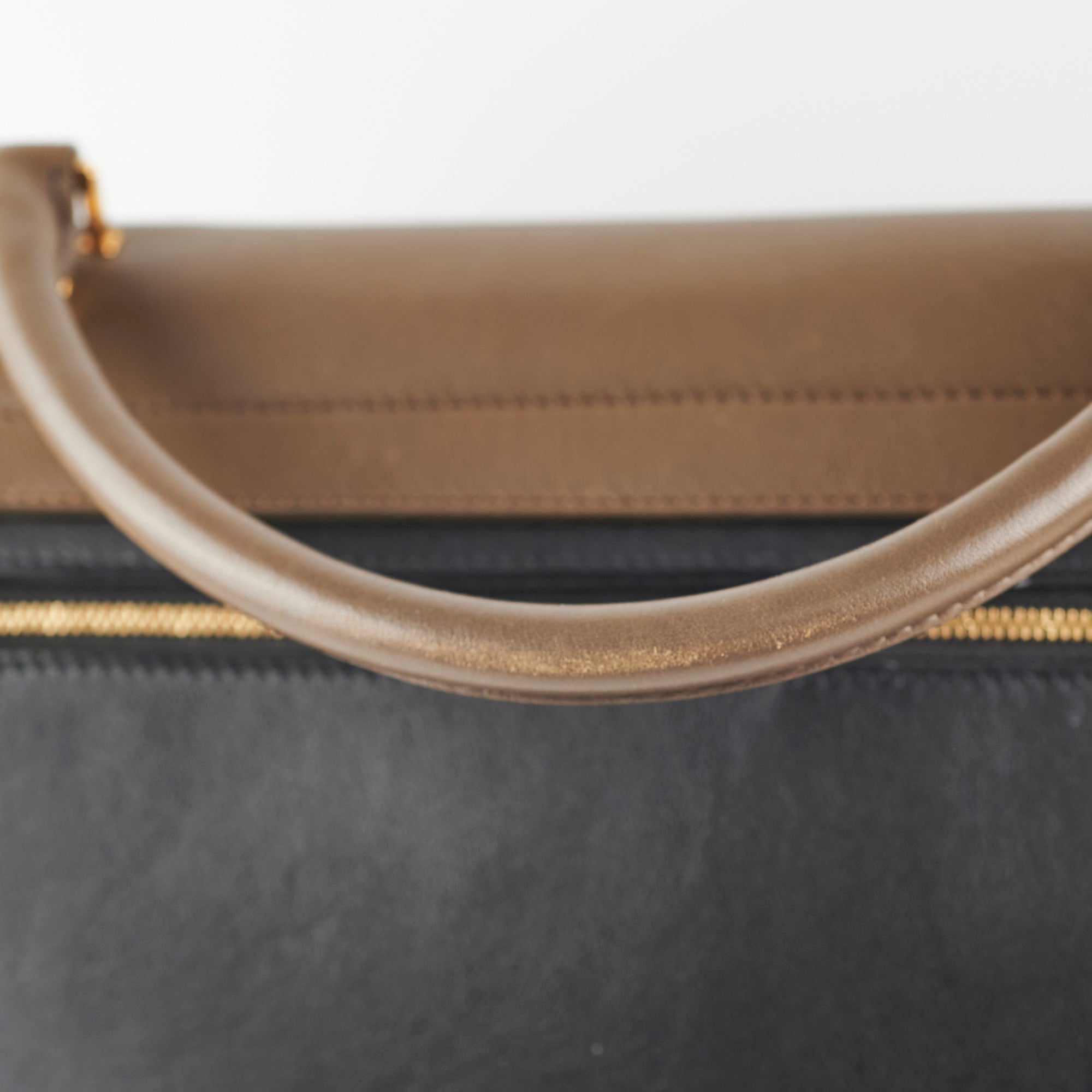 Celine Medium Trapeze Tricolor Leather Handbag - Luxury Crossbody Purse for Women | Perfect for Work, Travel & Evening Events