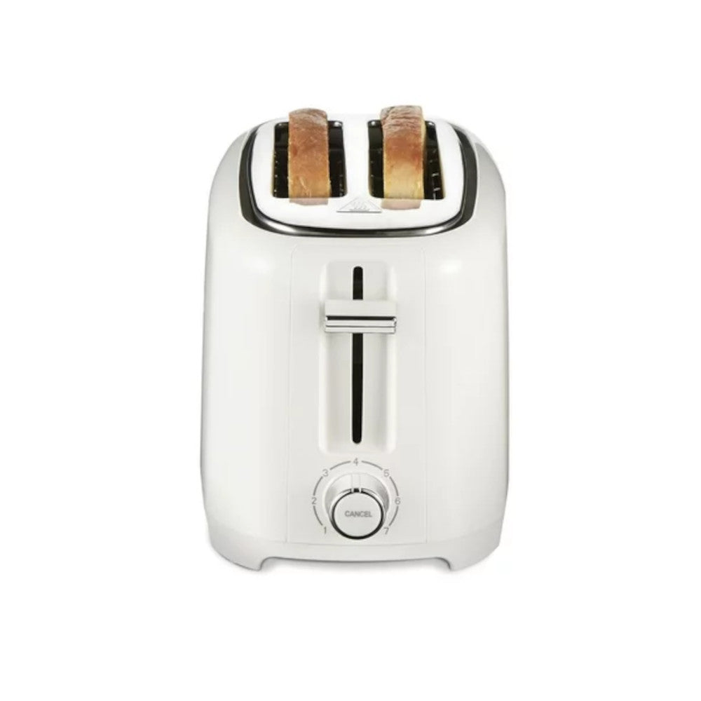Hamilton Beach 22218 2-Slice Toaster - White - Compact Countertop Appliance for Quick Breakfast, Bagels & Pastries - Perfect for Small Kitchens, Dorms & Offices
