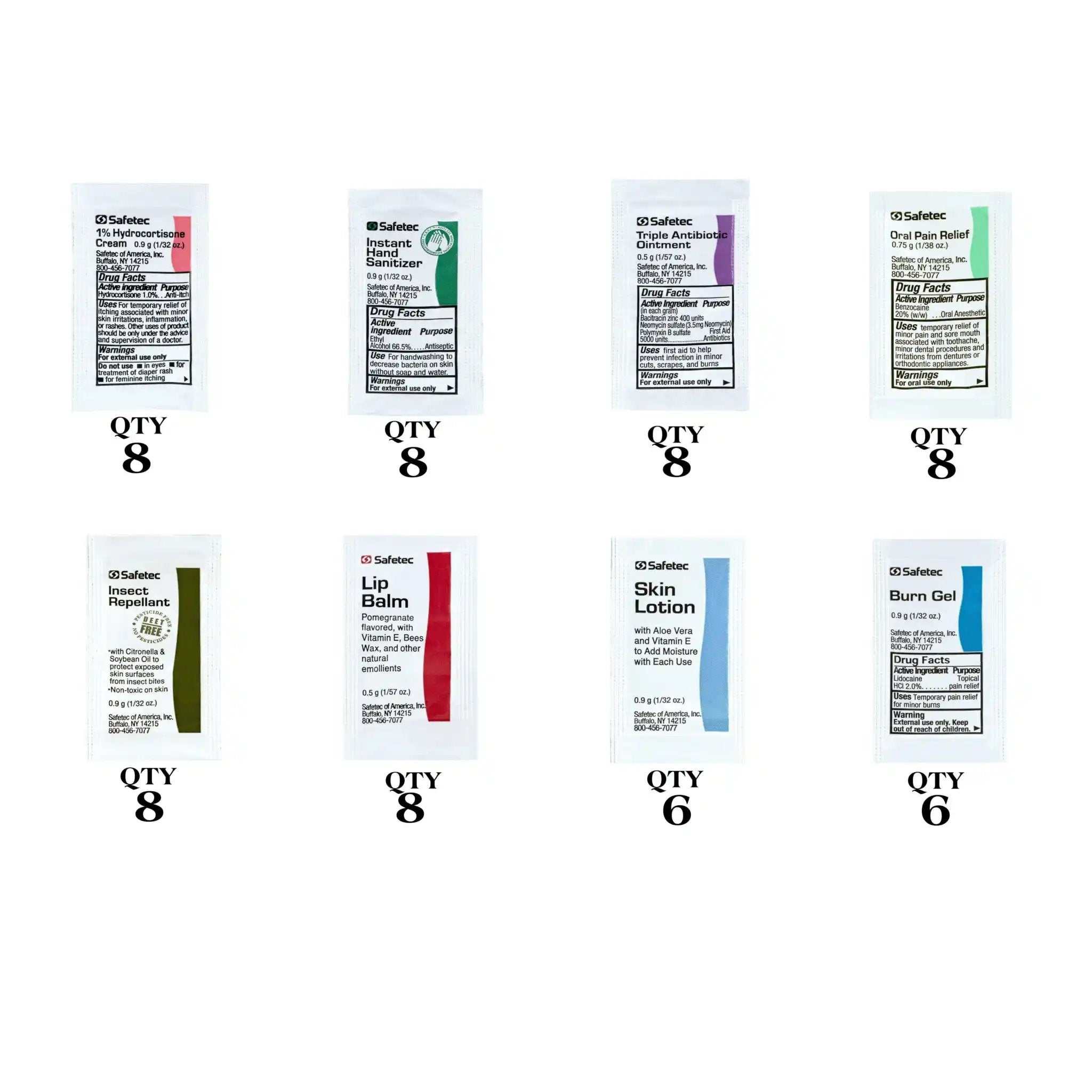 Cruise Essentials Refill Kit - Travel-Sized Ointments, Medications & First Aid Supplies | Perfect for Vacations, Road Trips & Emergency Preparedness