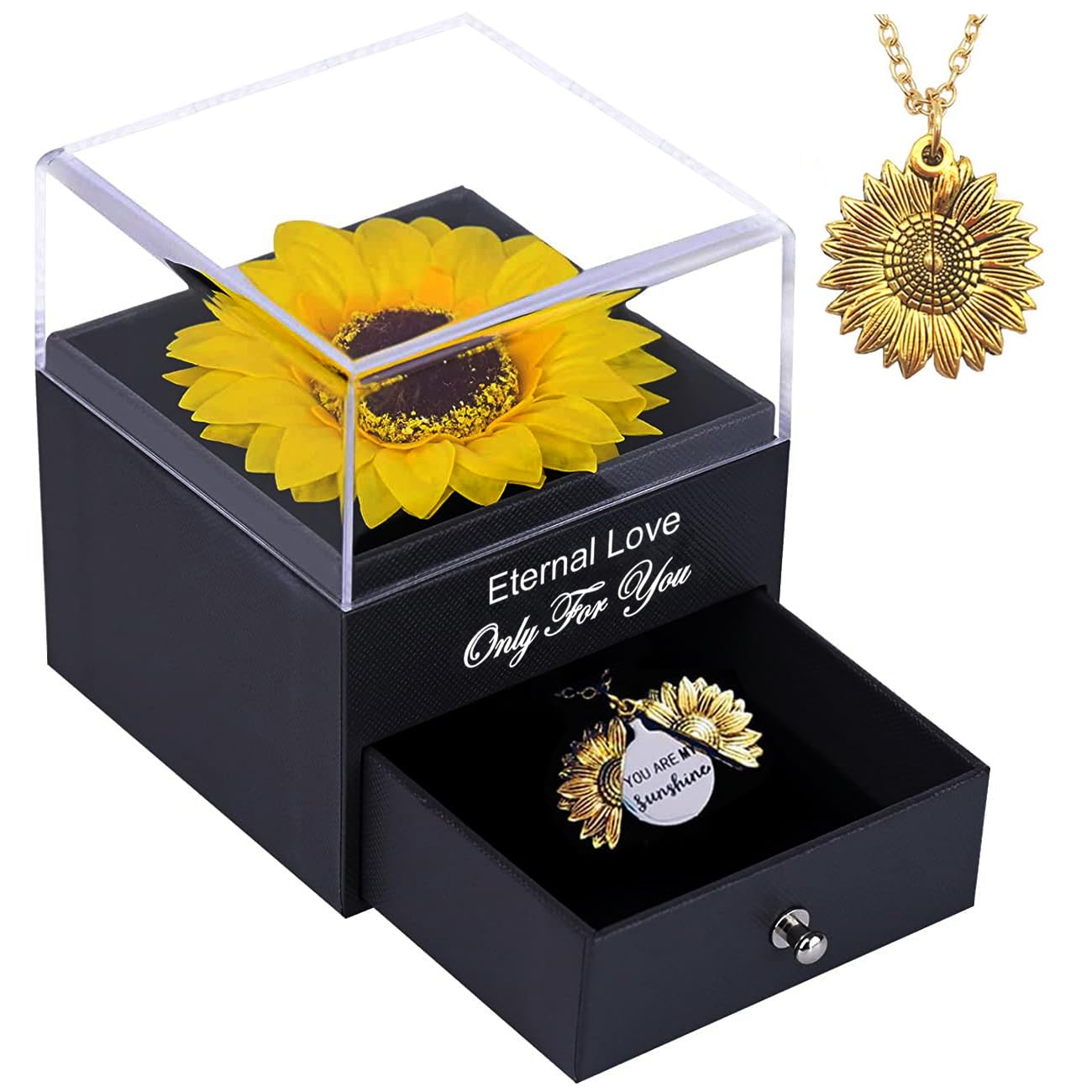 Sunflower Gifts for Women - Birthday, Anniversary, Valentine's Day Presents for Sister, Mom, Grandma & Girlfriend | Perfect for Home Decor, Office Desk & Special Occasions