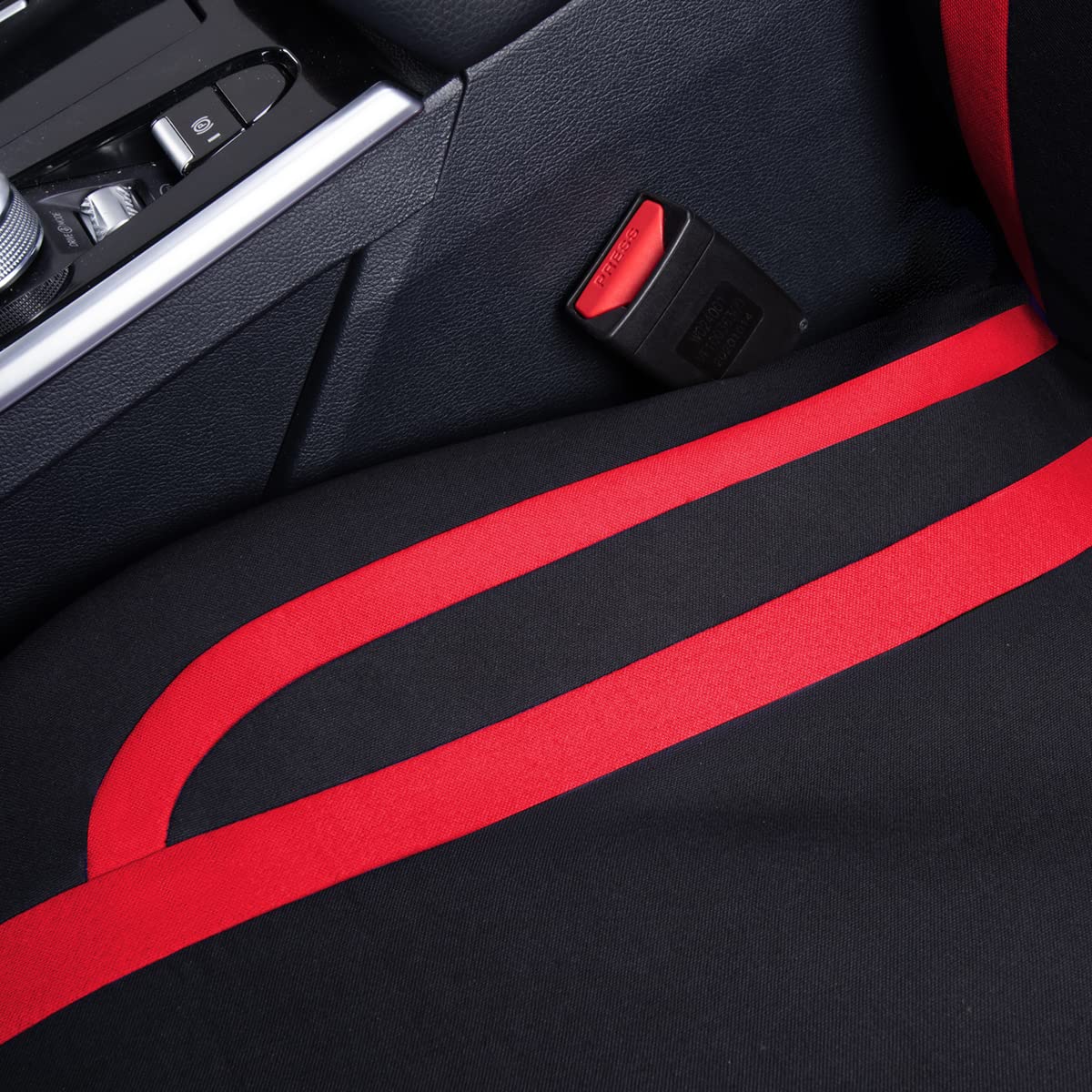 Breathable Sporty Car Seat Covers Front Set - Premium Custom Fit for Cars, SUVs & Trucks | Durable & Stylish Protection for Road Trips, Commuting & Daily Driving