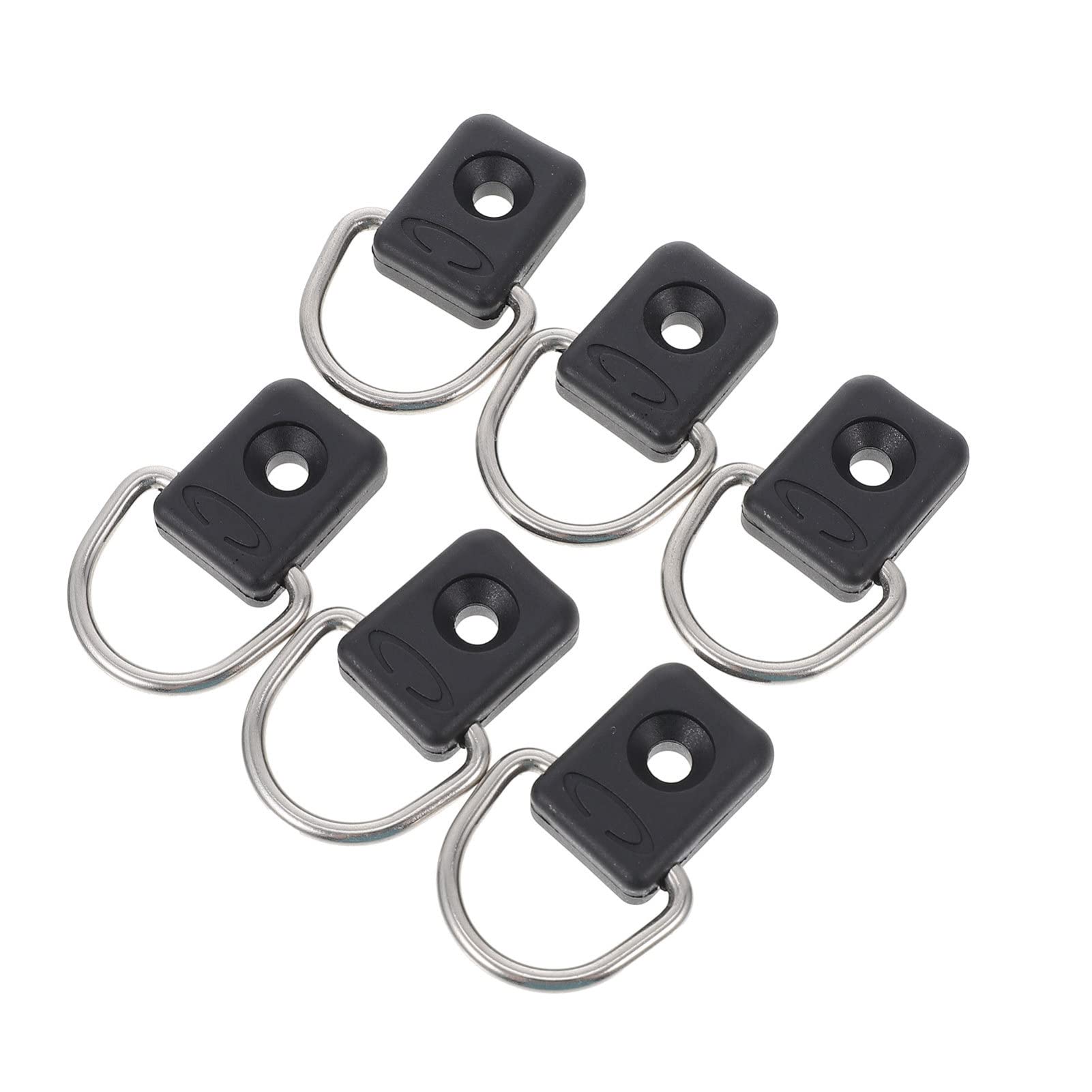 BESPORTBLE 6 Sets Kayak Accessories Kit - Heavy Duty Bungee Cord Rings, Kayak Fittings & Fixing Buckles for Secure Storage | Perfect for Kayak Deck Rigging, Fishing Gear Organization & Water Sports Equipment