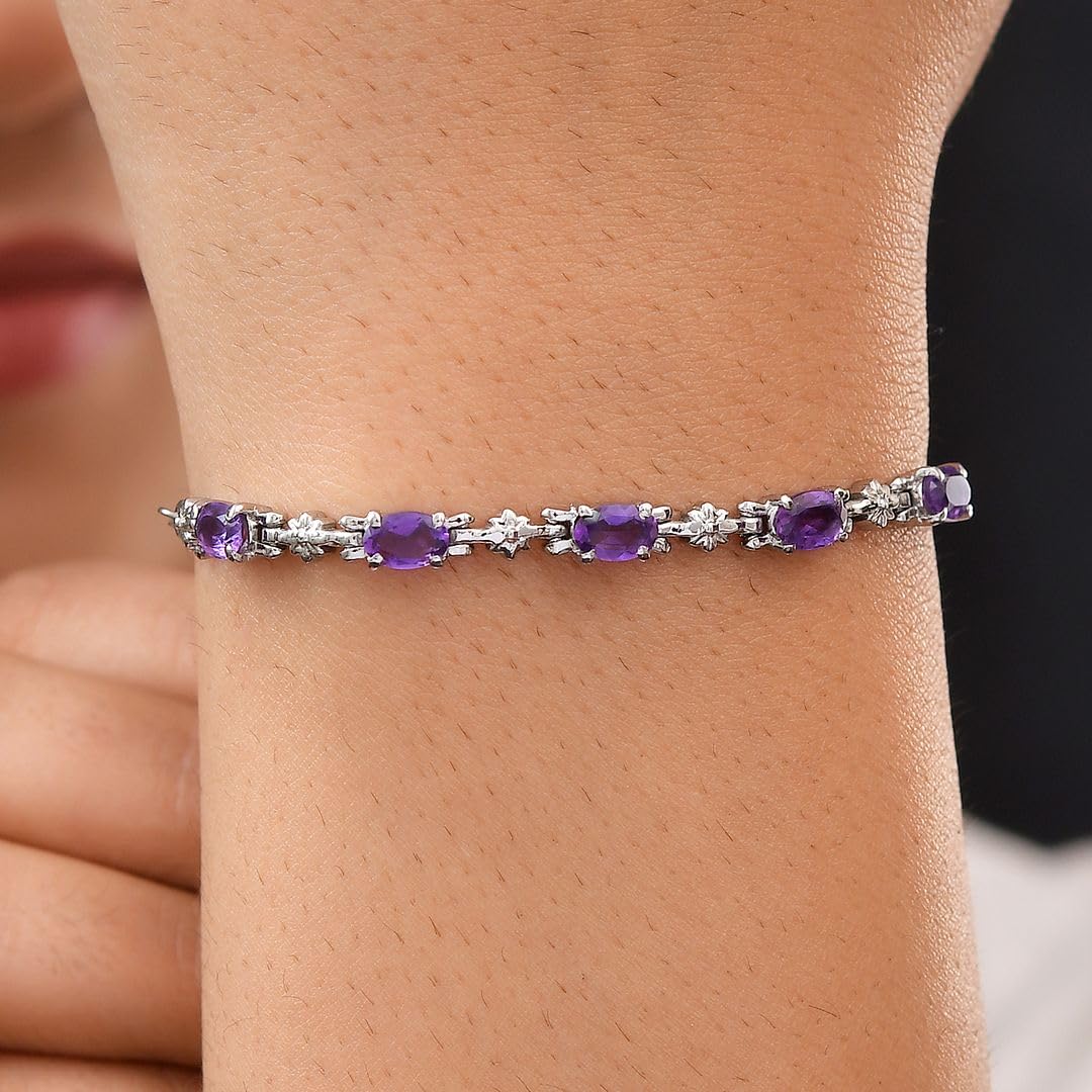 Birthstone Bracelets for Women - Adjustable Charm Bolo Bracelet, Gemstone Jewelry for Engagement, Anniversary, Wedding & Birthday Gifts | Perfect for Everyday Wear & Special Occasions
