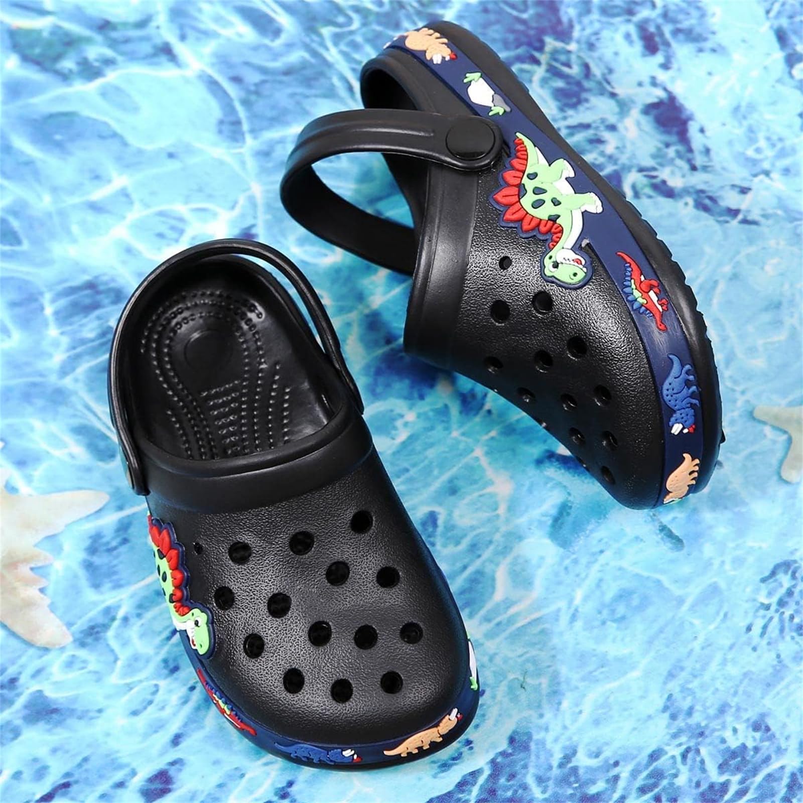 **Toddler Boys & Girls Cute Clogs - Lightweight Slip-On Garden Shoes for Kids - Summer Indoor/Outdoor Slides - Beach, Pool, Water & Sand Play Sandals**    *(Perfect for Playtime, Beach Trips, Poolside Fun & Everyday Comfort!)*
