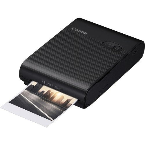 Canon SELPHY Square QX10 Compact Photo Printer (Black) - Print High-Quality Square Photos at Home, Perfect for Instagram, Scrapbooking & Gifts