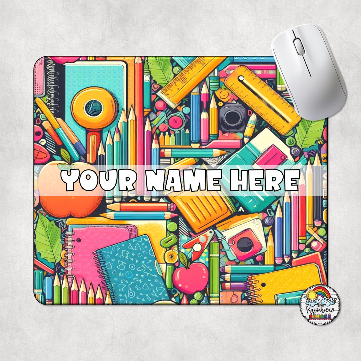 Premium Non-Slip Mouse Pad for School & Office - Ergonomic Desk Mat for Computers, Laptops - Perfect for Students, Teachers & Remote Work