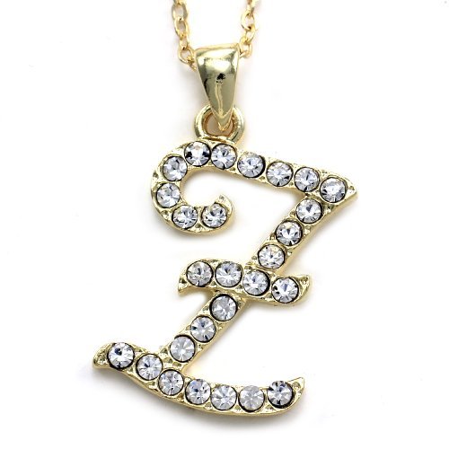 Z Initial Letter Necklace - Personalized Alphabet Pendant Charm for Women - Perfect for Birthdays, Anniversaries & Everyday Fashion Jewelry