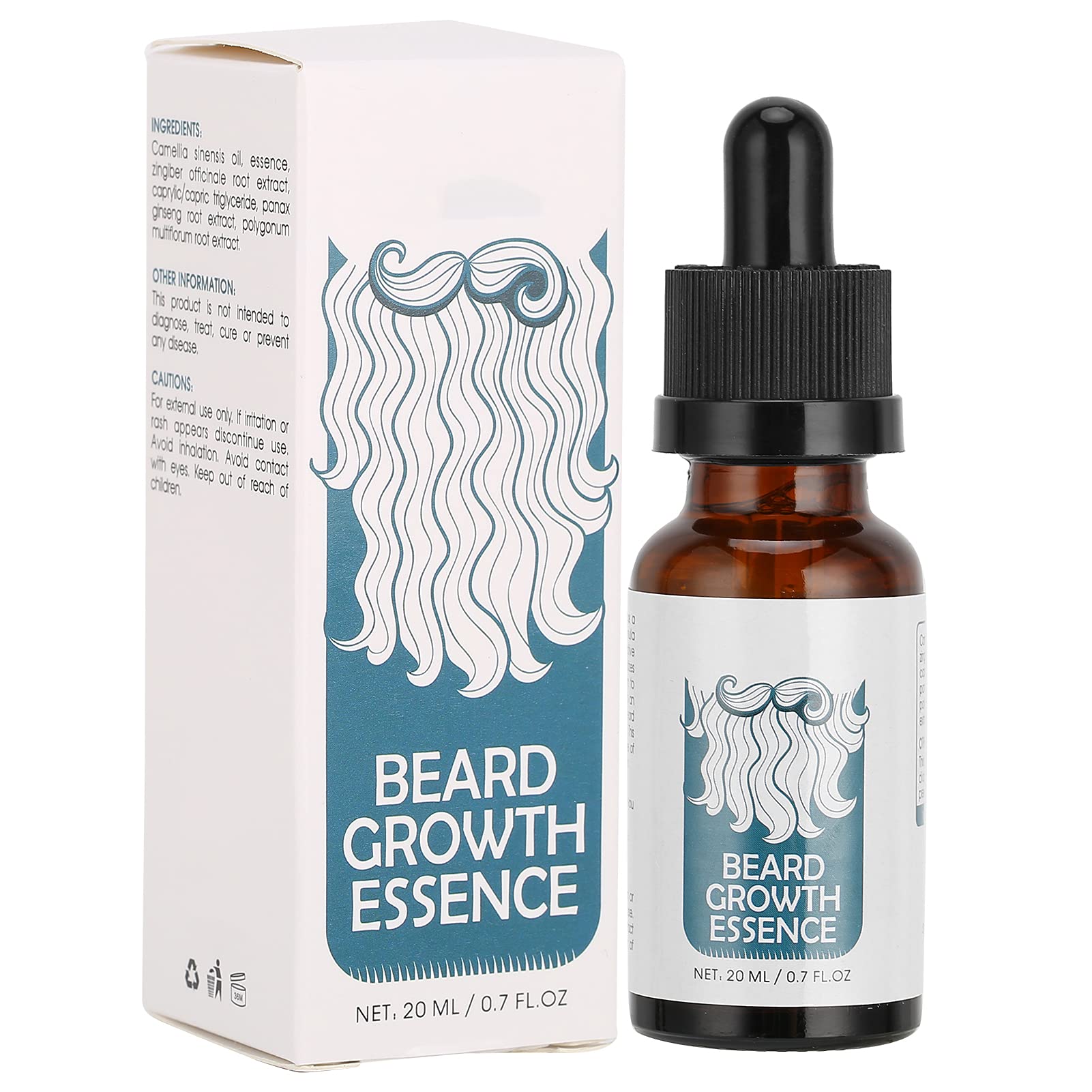 Premium Beard Growth Serum & Essential Oil Kit - Natural Fast-Acting Facial Hair Treatment for Men | Use for Daily Grooming, Bedroom Relaxation & Bathroom Routine