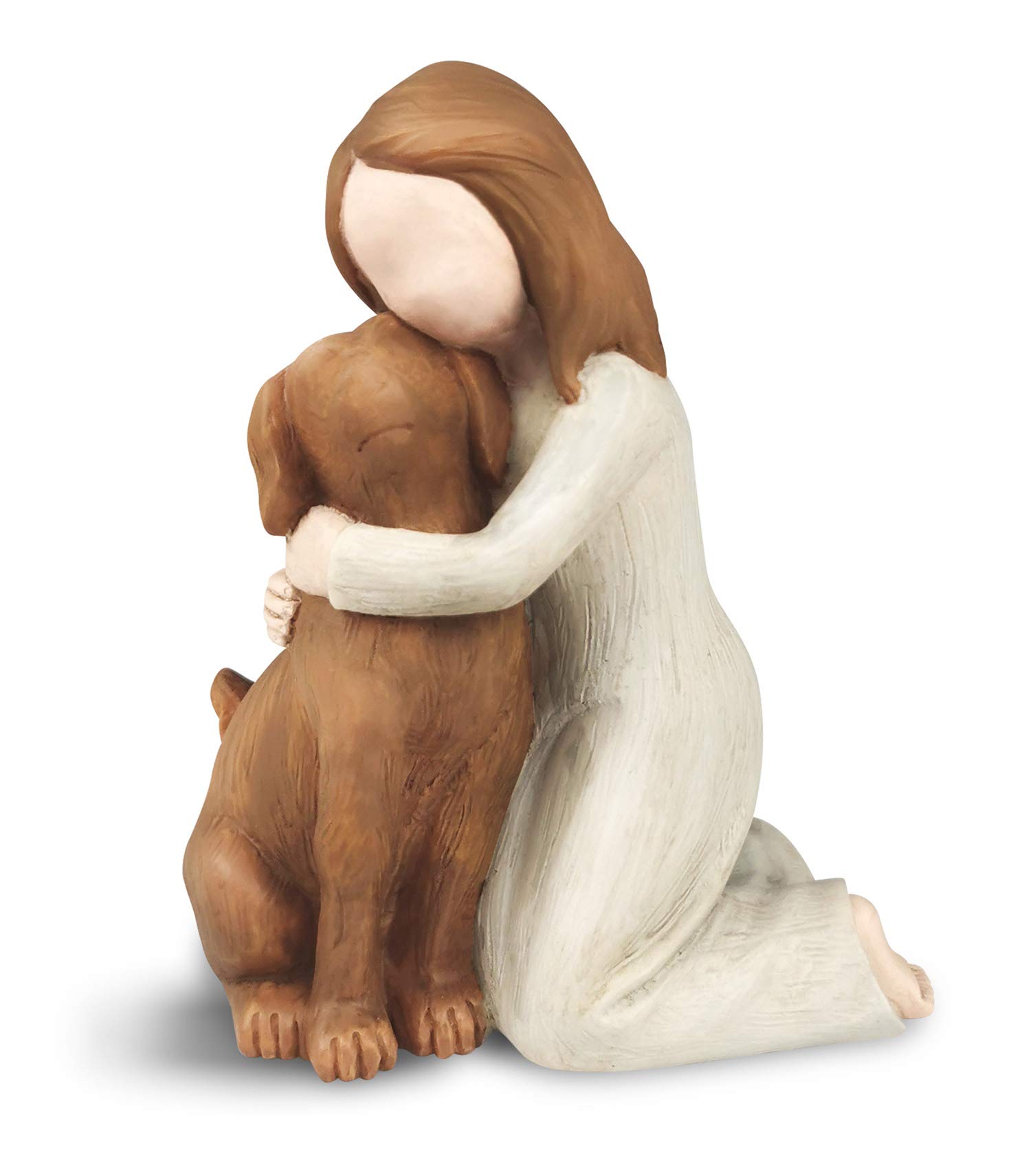 Angel Dog Figurine - Memorial Gift for Dog Lovers, Friendship Angel Statue for Pet Loss Comfort | Home Decor, Shelf Display, Sympathy Gift for Dog Owners