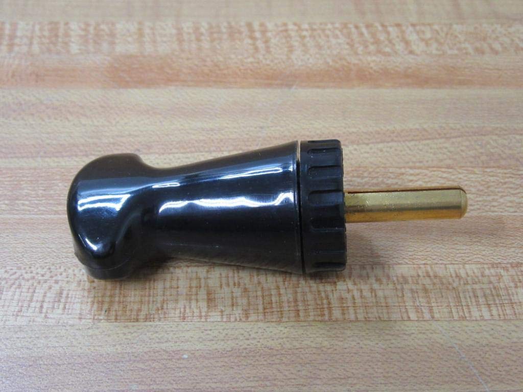 Superior Electric PP100GB 100A Test Plug - Heavy Duty Pin Plug for Electrical Testing, Black | Ideal for Electricians, Contractors & DIY Home Repairs