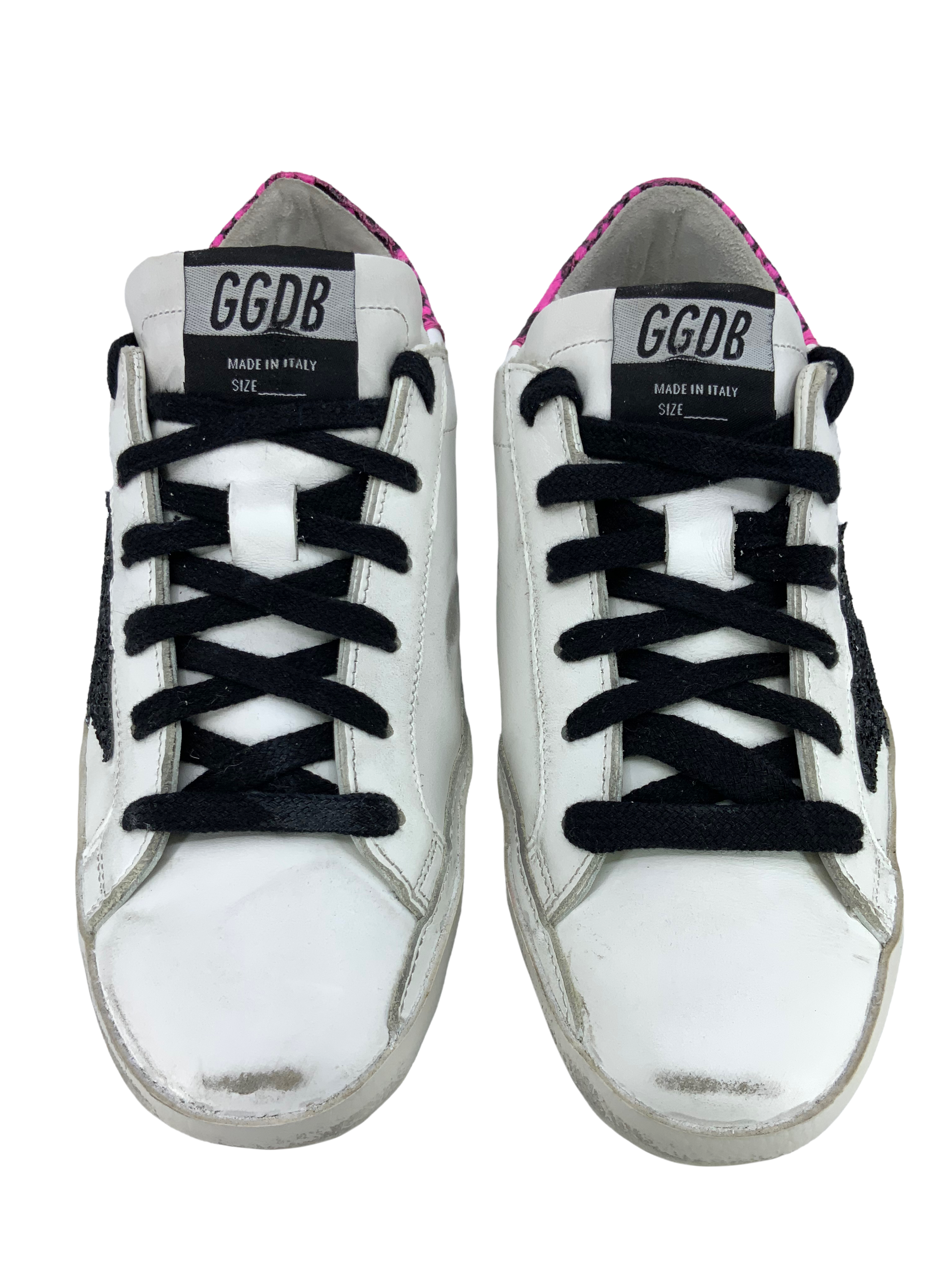Golden Goose Superstar Glitter Low Top Sneakers for Women - Size 5 US | Fashion Casual Shoes for Everyday Wear, Street Style & Party Outfits