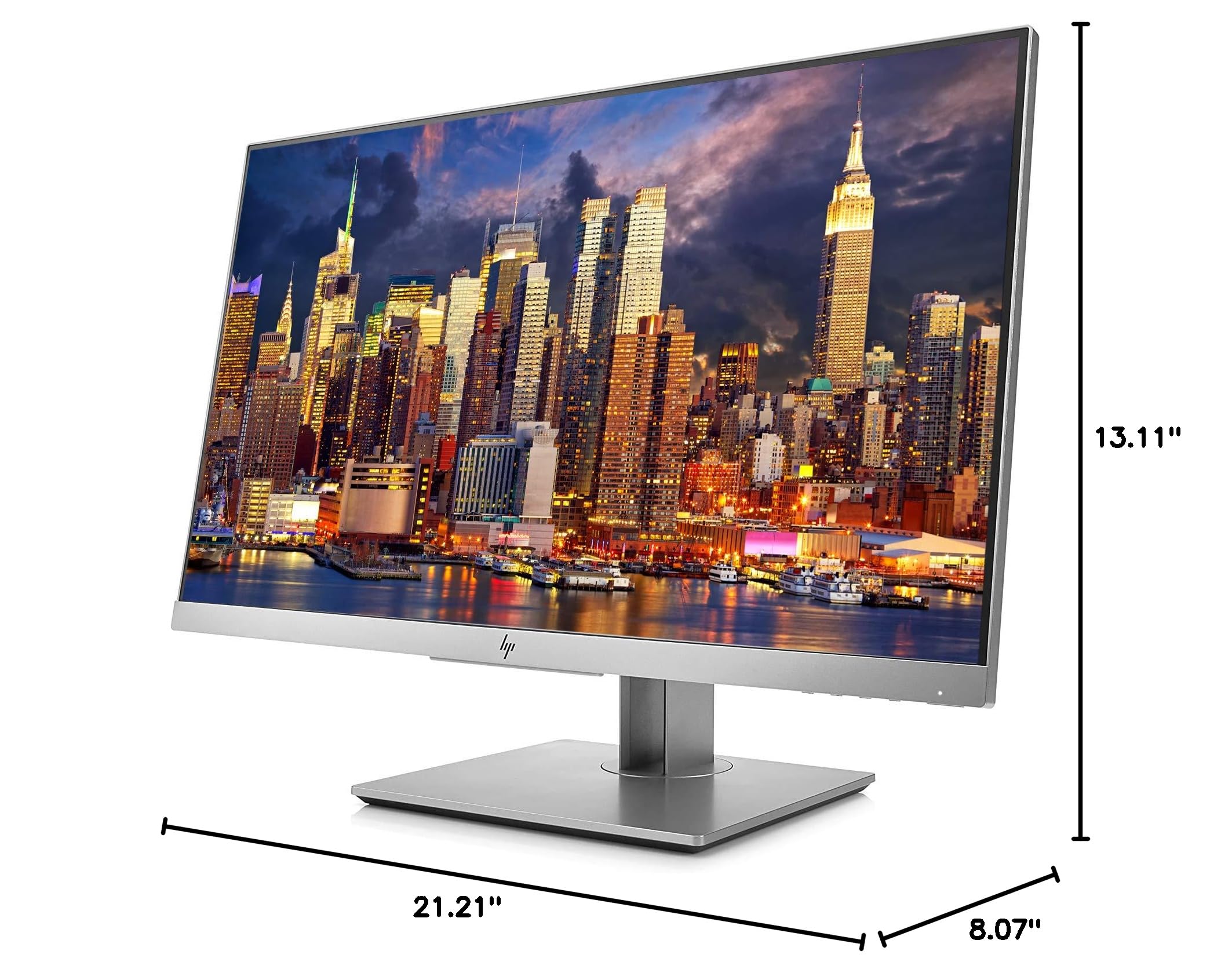 HP EliteDisplay E243 24-Inch Full HD IPS Monitor (1920x1080) with HDMI/VGA/DisplayPort - Includes Wireless Keyboard & Mouse Combo & Mouse Pad - Perfect for Home Office, Gaming & Business Workstations