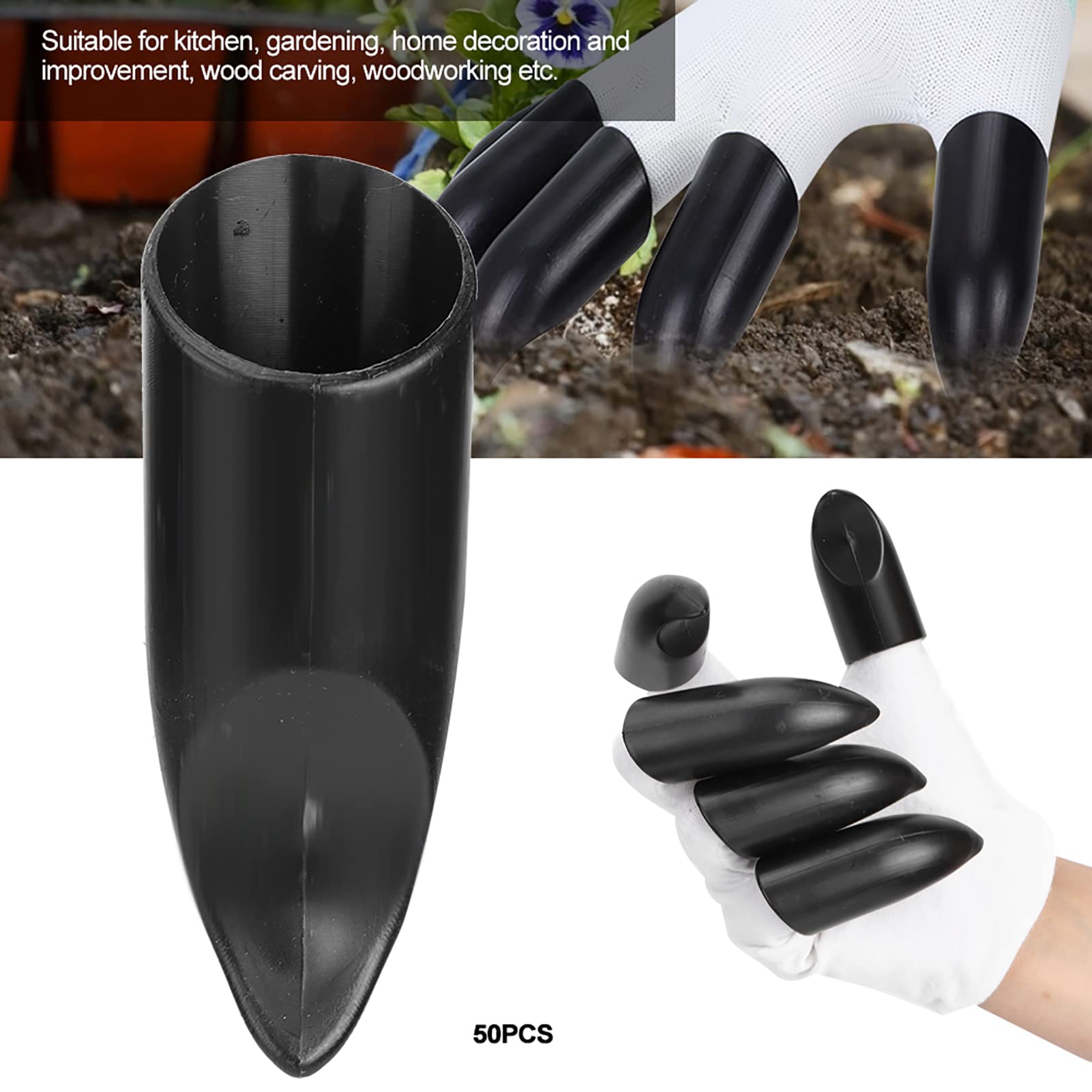 Best Garden Planting Digging Claws for Digging, Planting & Raking - Durable ABS Hand Protection Gloves - Perfect Gardening Tools for Women & Men - Ideal for Weeding, Soil Aeration & Flower Bed Maintenance