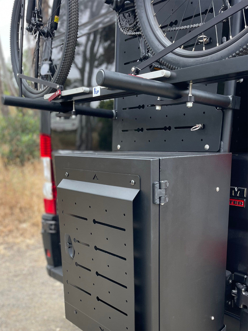 Aluminess Bike Carrier for 2014+ Ram Promaster Passenger Side - Heavy Duty Rack for Mountain & Road Bikes - Perfect for Camping, Road Trips & Outdoor Adventures