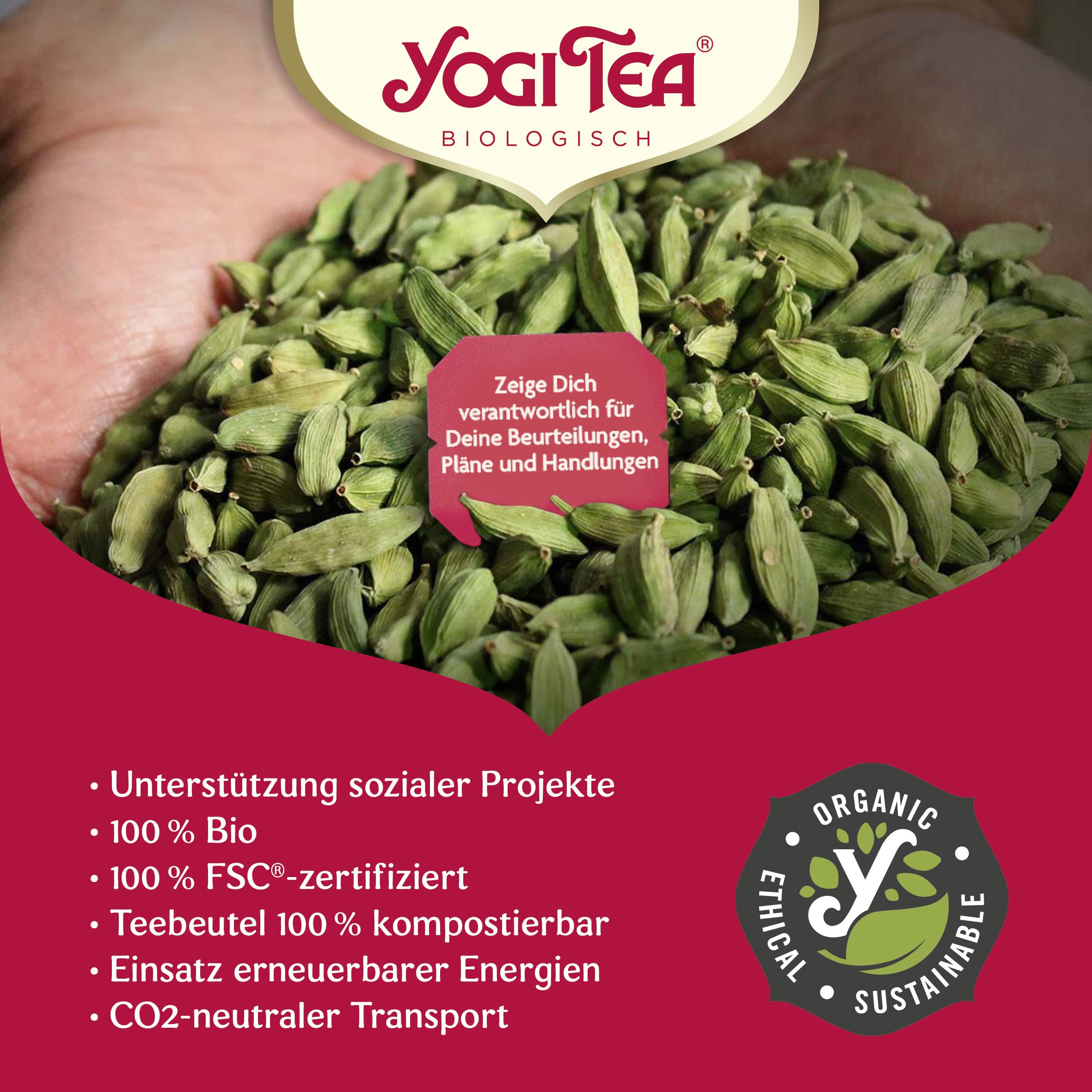Organic Yogi Rose Herbal Tea - Ayurvedic Spiced Tea Blend with Rose, Hibiskus & Lavender Flowers, 6x17 Bags (102 Tea Bags Total) - Perfect for Relaxation, Stress Relief & Evening Wellness Rituals