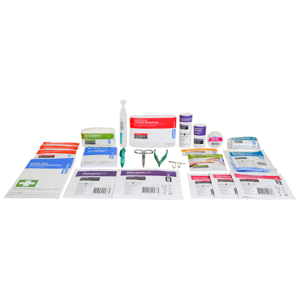 Custom 2 Series First Aid Kit Refill - Premium Medical Supply for Home, Office & Travel Emergency Preparedness
