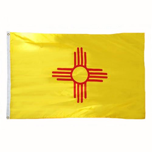New Mexico Flag 5x8 Feet - Premium SolarMax Nylon Outdoor Flag - Durable for Patio, Garden & Backyard Decor